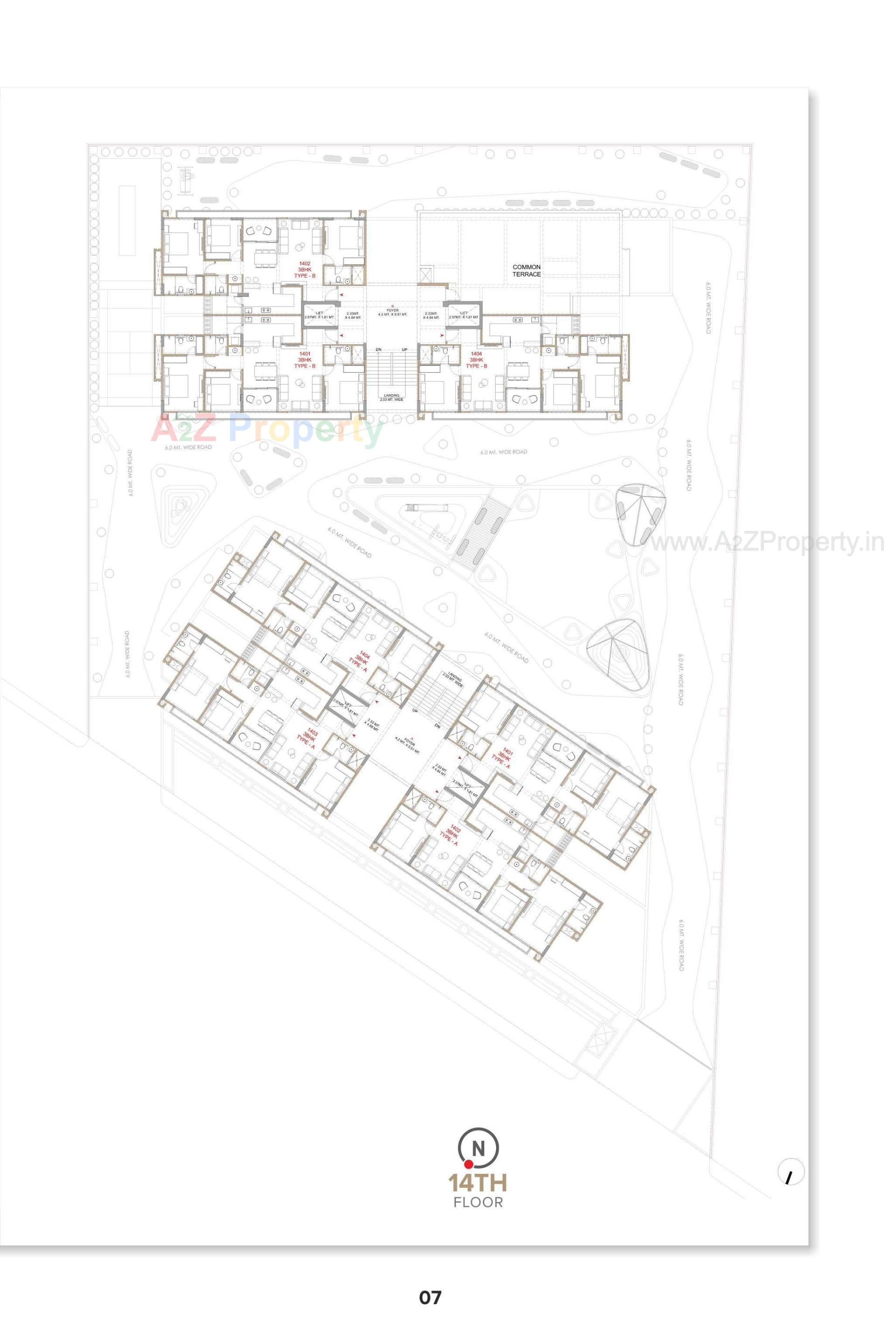 Layout of real estate project Rivanta Aurovile located at Por, Gandhinagar, Gujarat