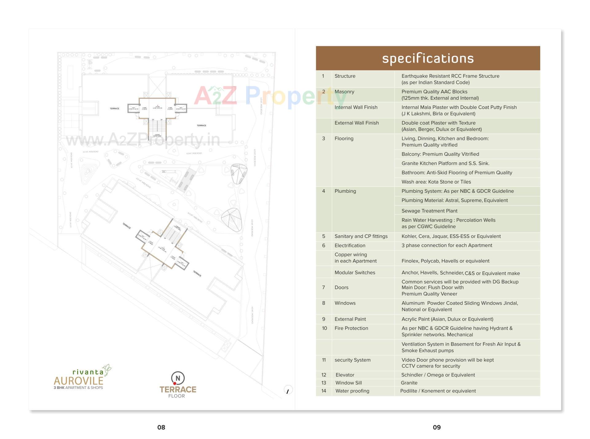  of real estate project Rivanta Aurovile located at Por, Gandhinagar, Gujarat