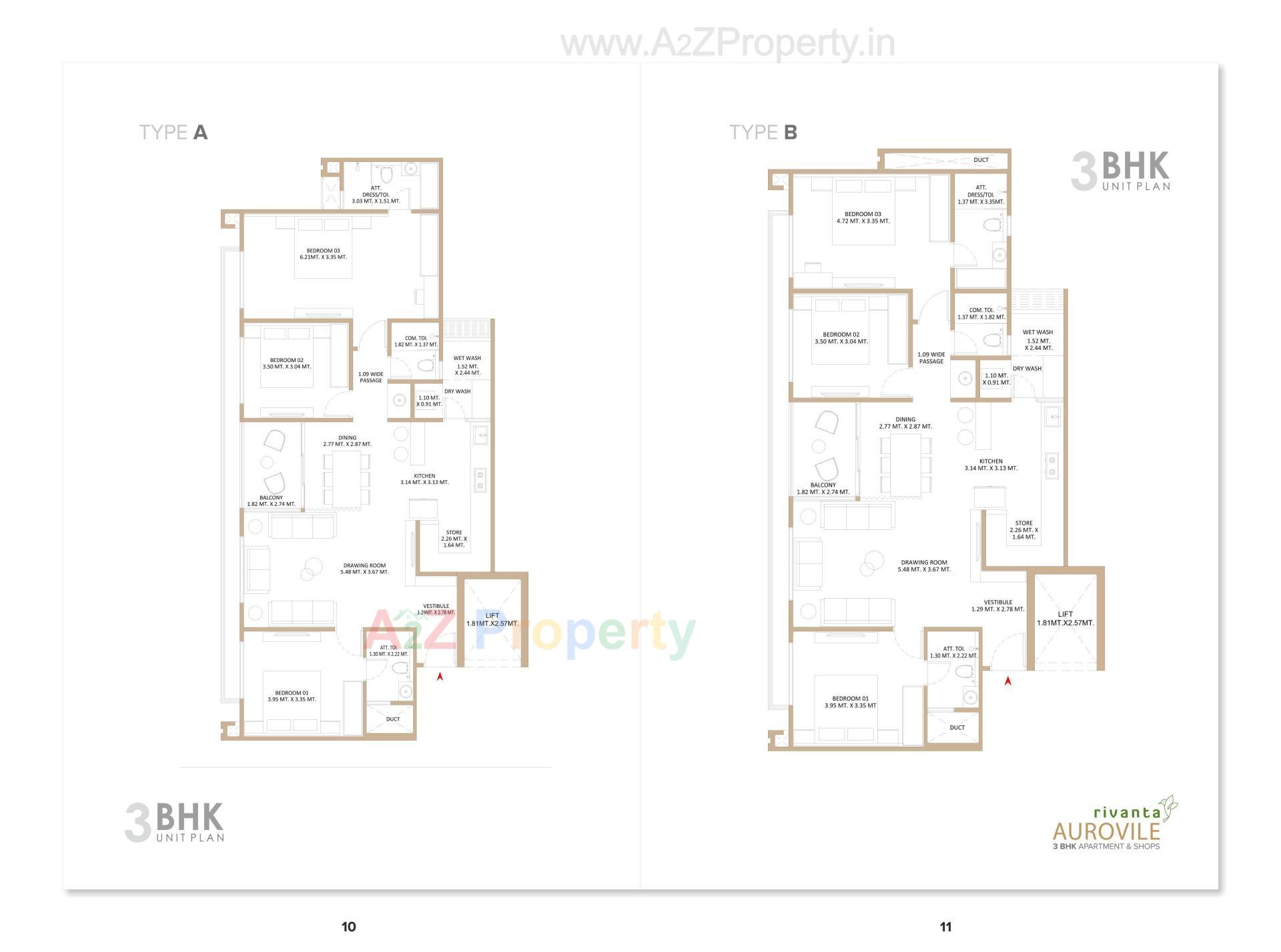 Layout of real estate project Rivanta Aurovile located at Por, Gandhinagar, Gujarat