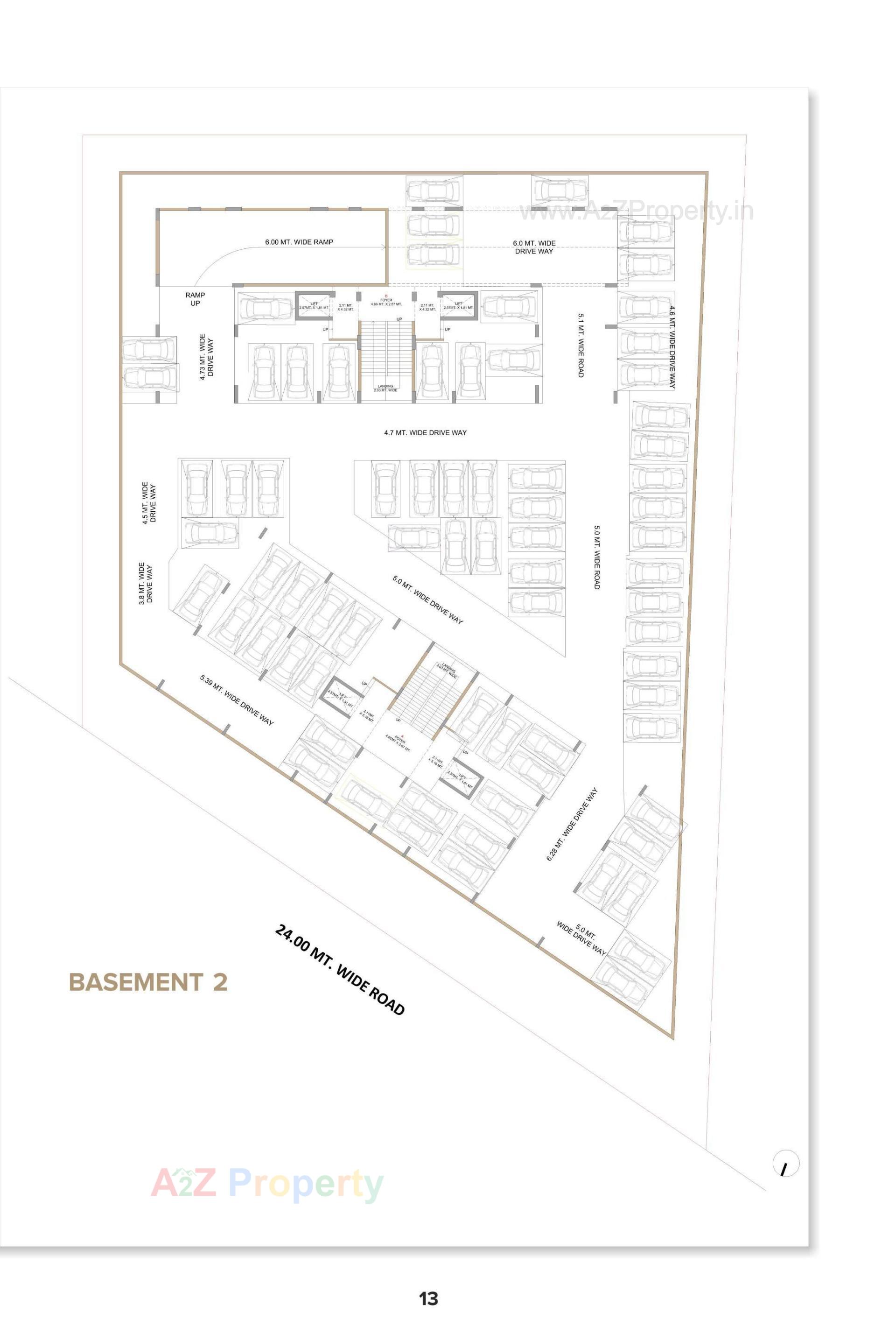 Layout of real estate project Rivanta Aurovile located at Por, Gandhinagar, Gujarat