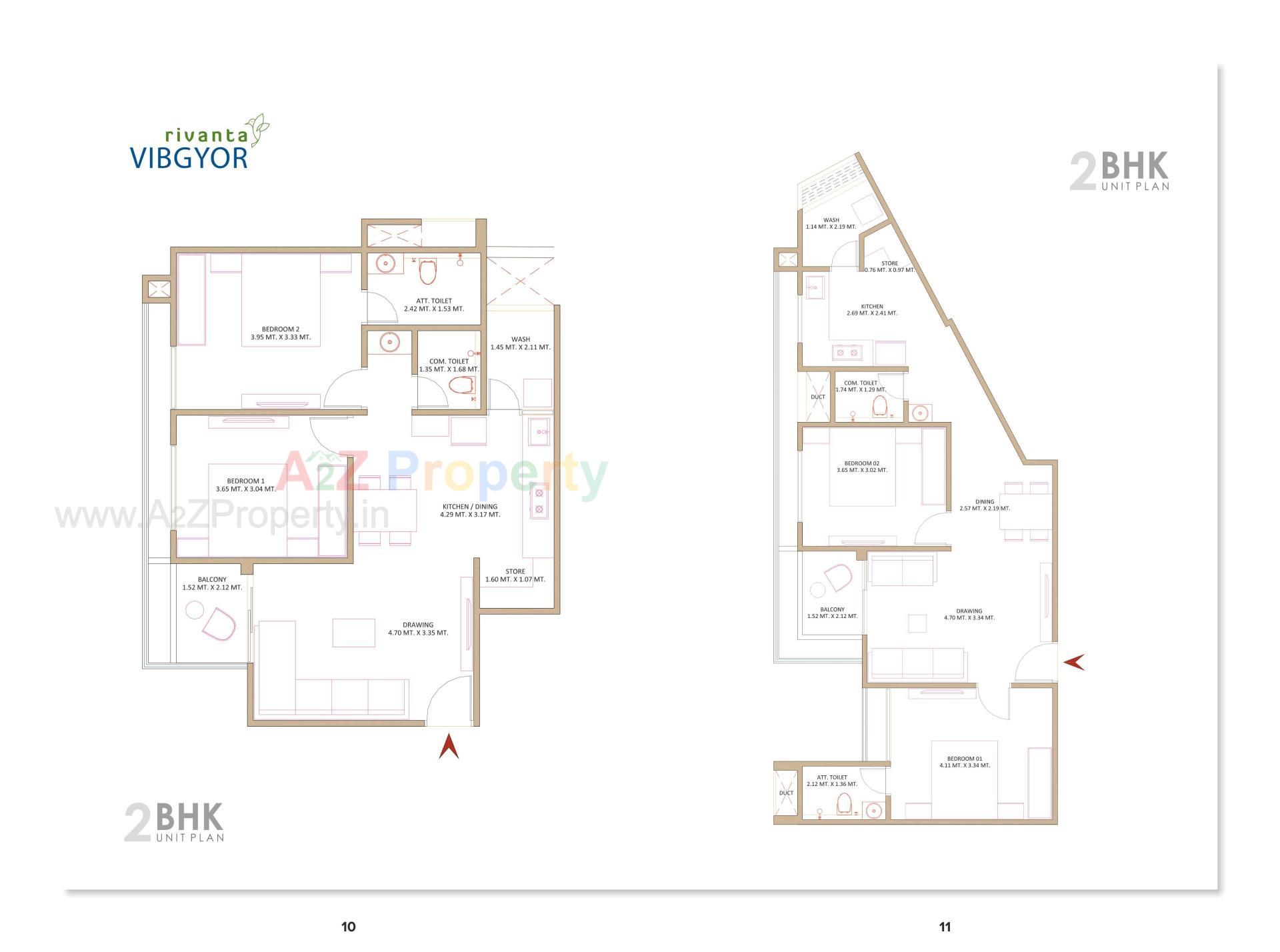 Layout of real estate project Rivanta Vibgyor located at Por, Gandhinagar, Gujarat