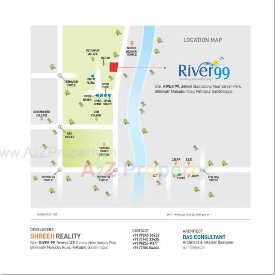  of real estate project River located at Gandhinagar, Gandhinagar, Gujarat