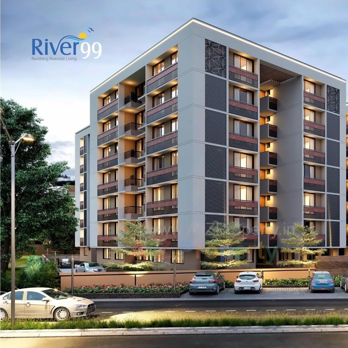 3D Elevation of real estate project River located at Gandhinagar, Gandhinagar, Gujarat