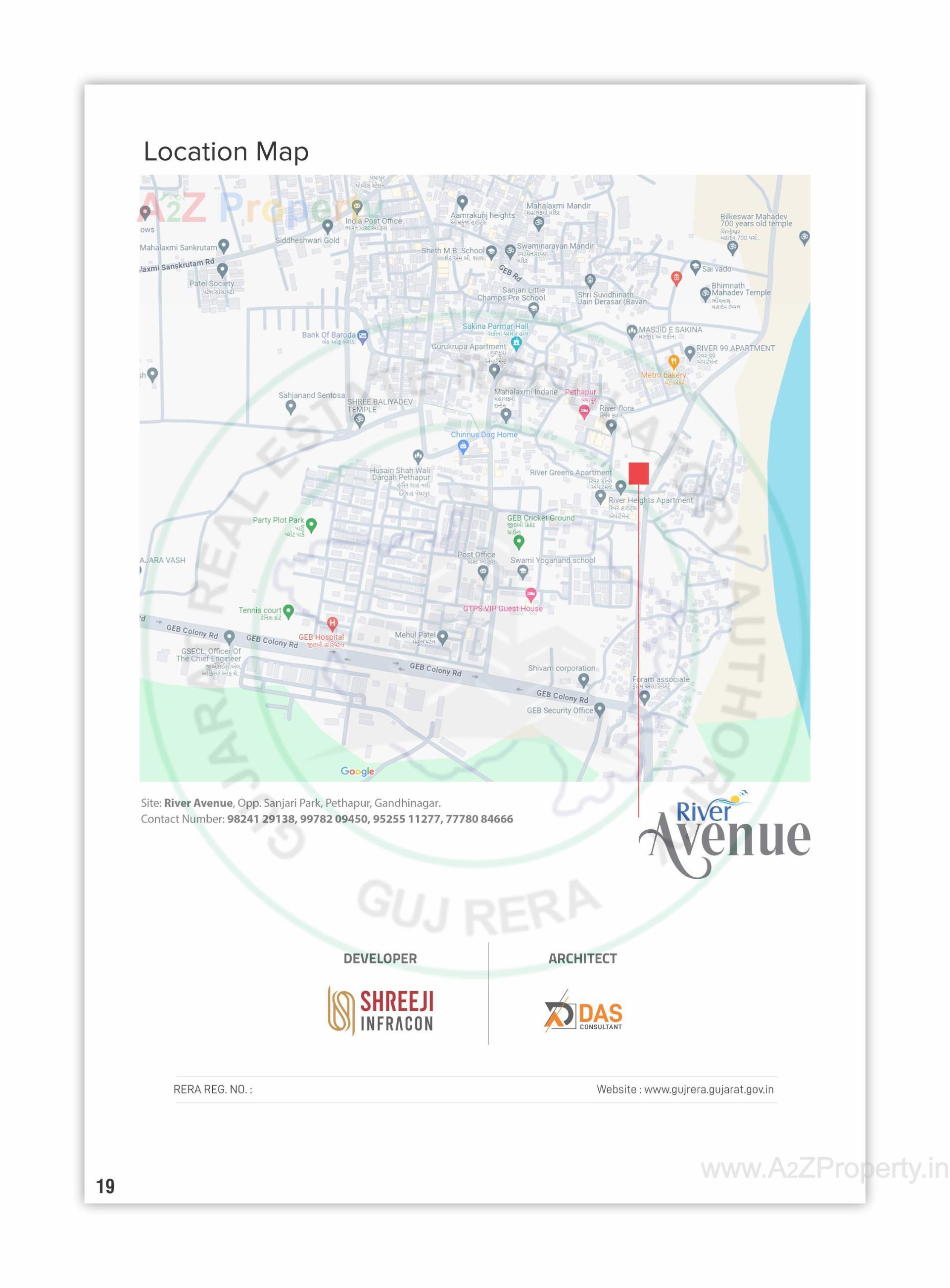  of real estate project River Avenue located at Pethapur, Gandhinagar, Gujarat