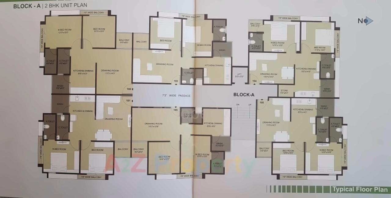Layout of real estate project River Greens located at Gandhinagar, Gandhinagar, Gujarat