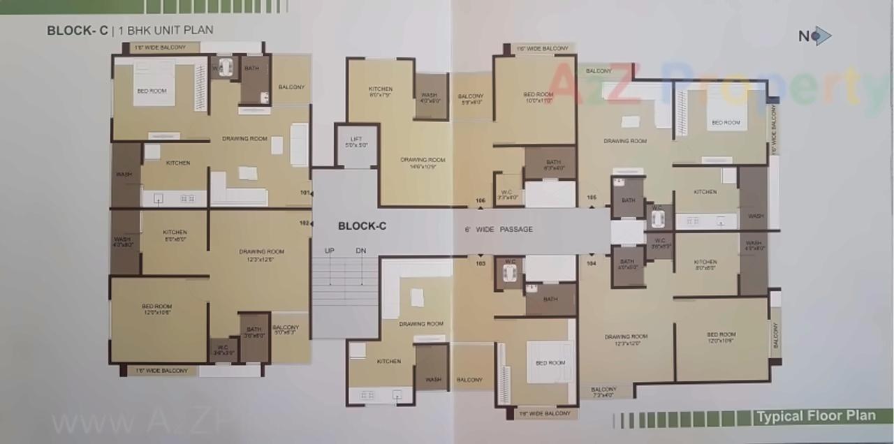 Layout of real estate project River Greens located at Gandhinagar, Gandhinagar, Gujarat