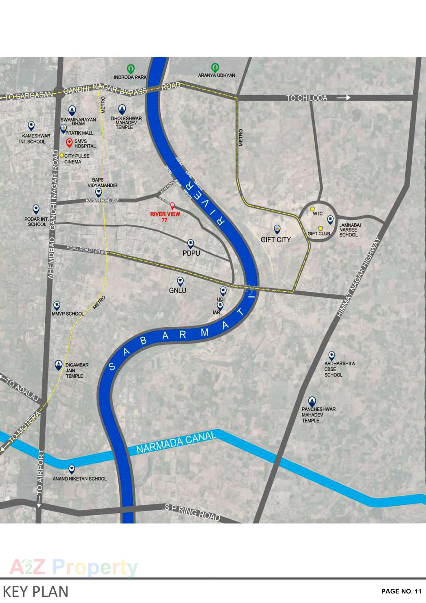  of real estate project River View located at Raysan, Gandhinagar, Gujarat