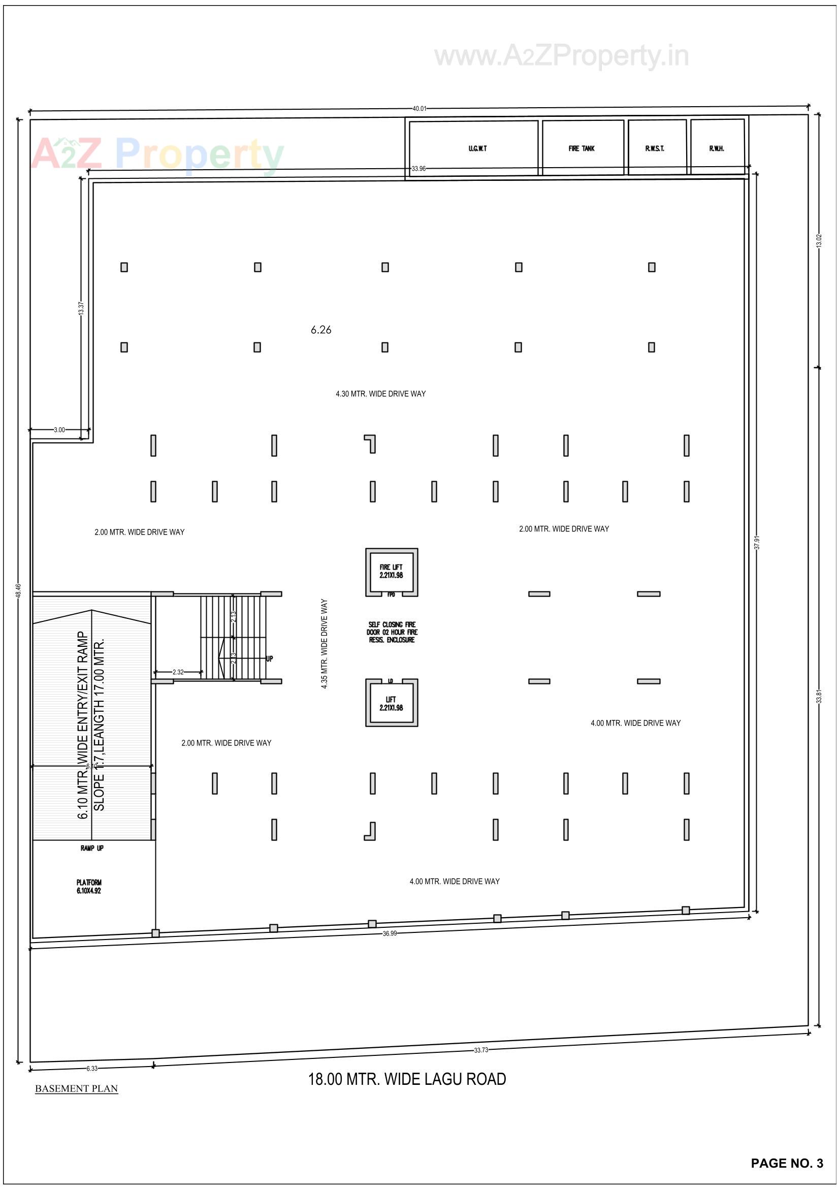 Layout of real estate project River View located at Raysan, Gandhinagar, Gujarat