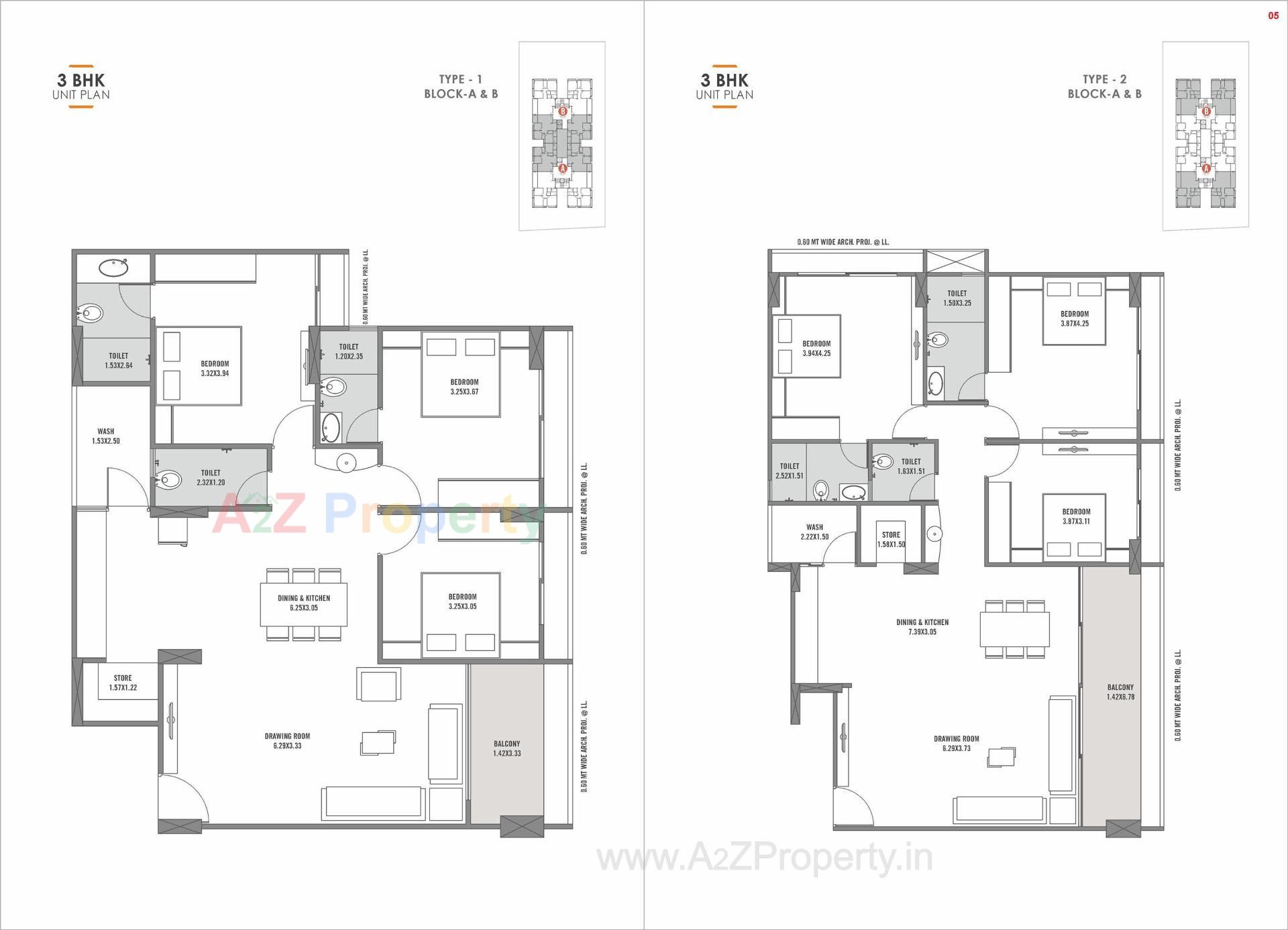 Layout of real estate project Riverside 90 located at Kudasan, Gandhinagar, Gujarat