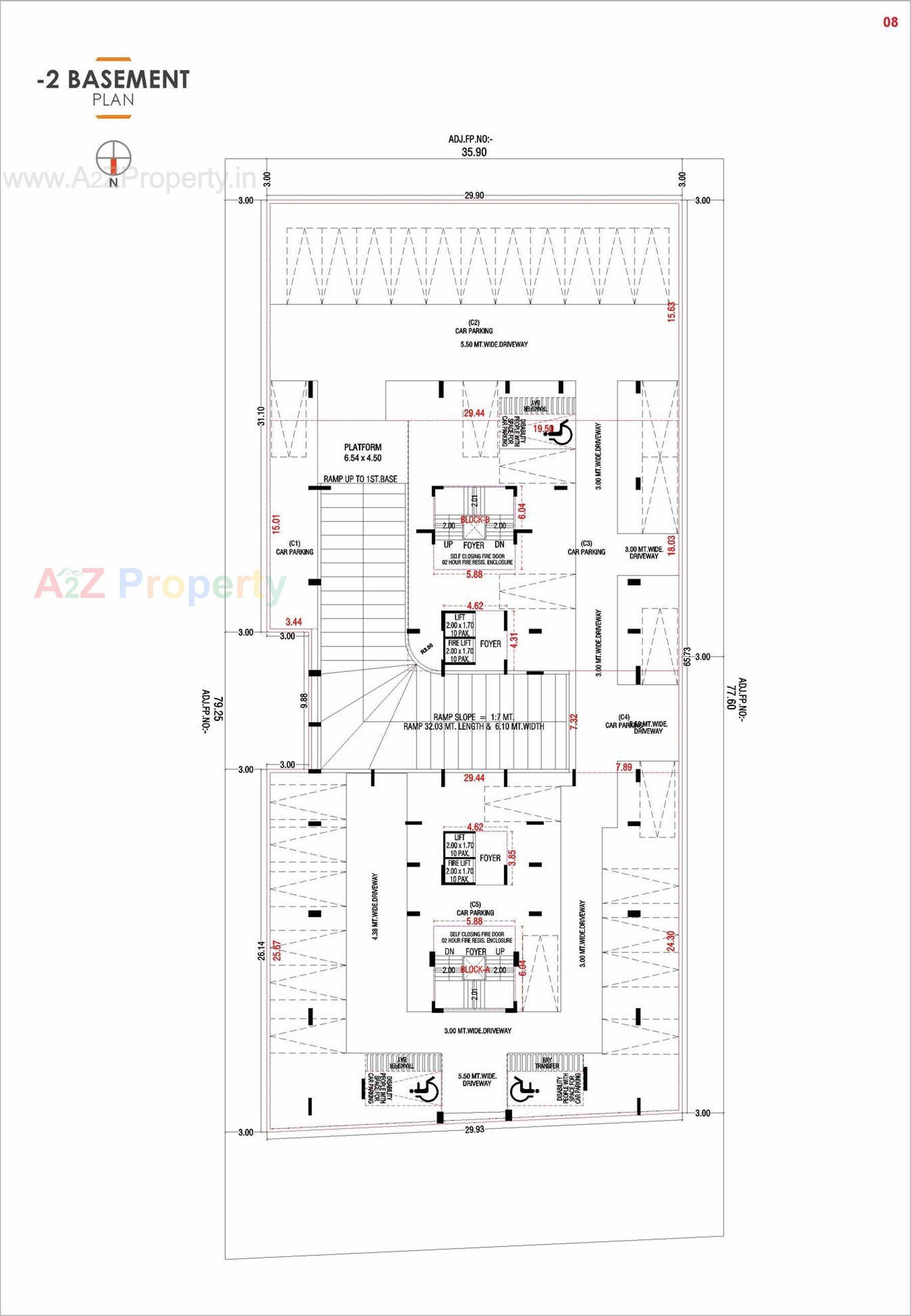 Layout of real estate project Riverside 90 located at Kudasan, Gandhinagar, Gujarat