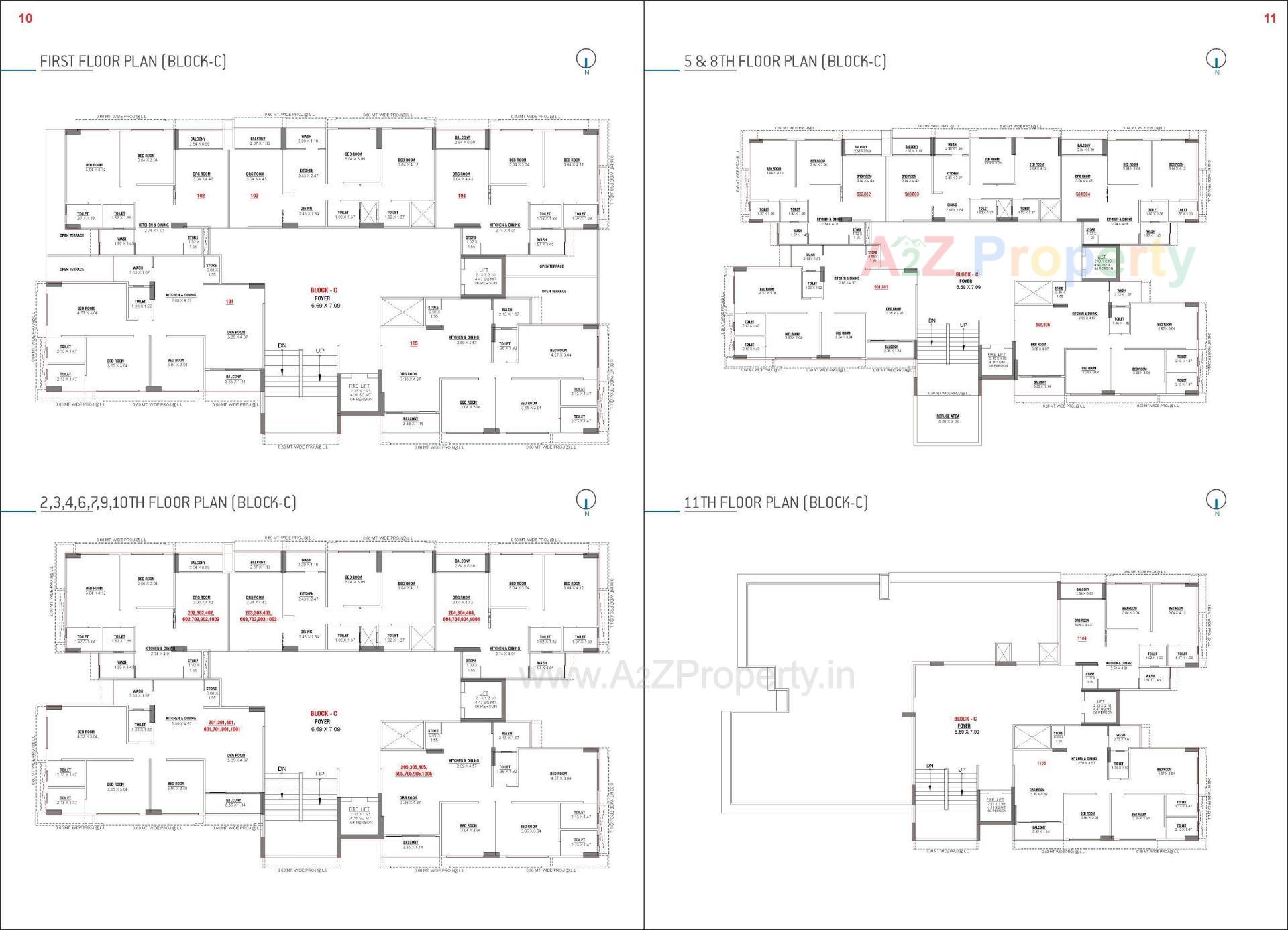 Layout of real estate project Royal Dreams located at Khoraj, Gandhinagar, Gujarat