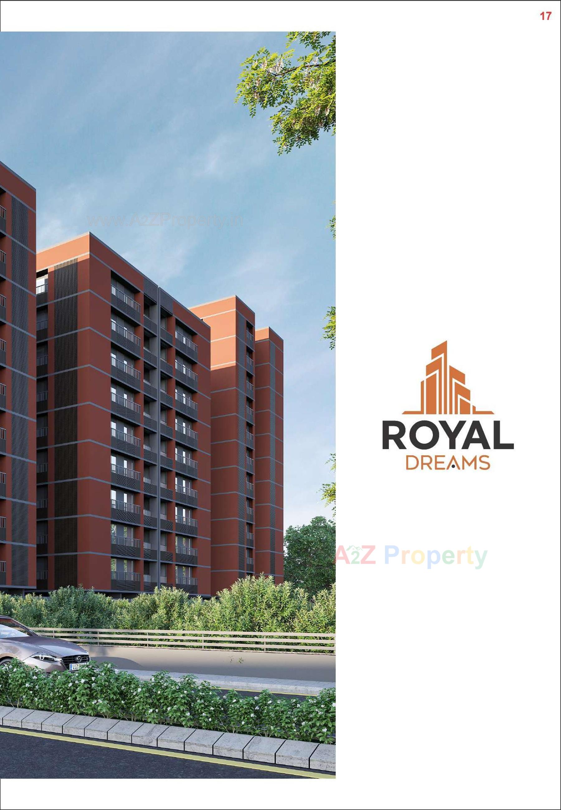 3D Elevation of real estate project Royal Dreams located at Khoraj, Gandhinagar, Gujarat
