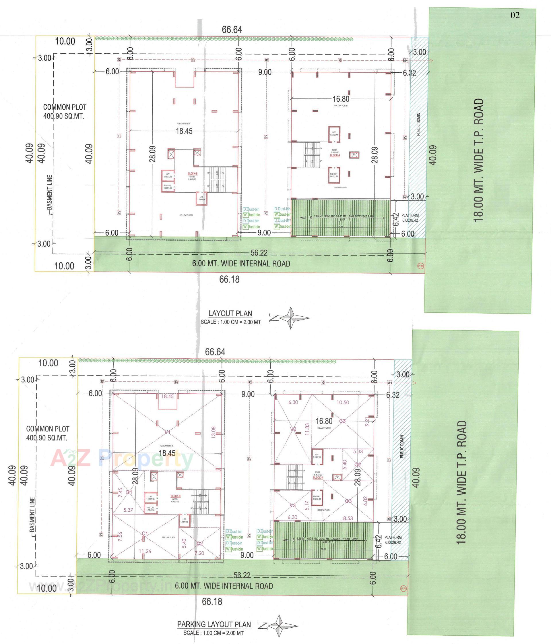 Layout of real estate project Royal Relexa Gold located at Kudasan, Gandhinagar, Gujarat