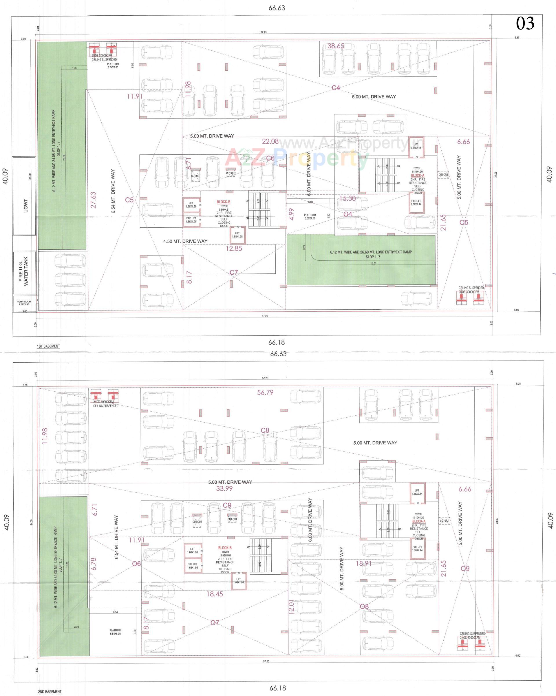 Layout of real estate project Royal Relexa Gold located at Kudasan, Gandhinagar, Gujarat