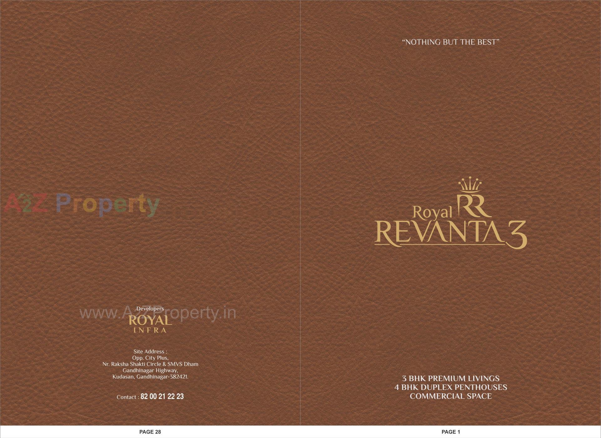  of real estate project Royal Revanta located at Kudasan, Gandhinagar, Gujarat