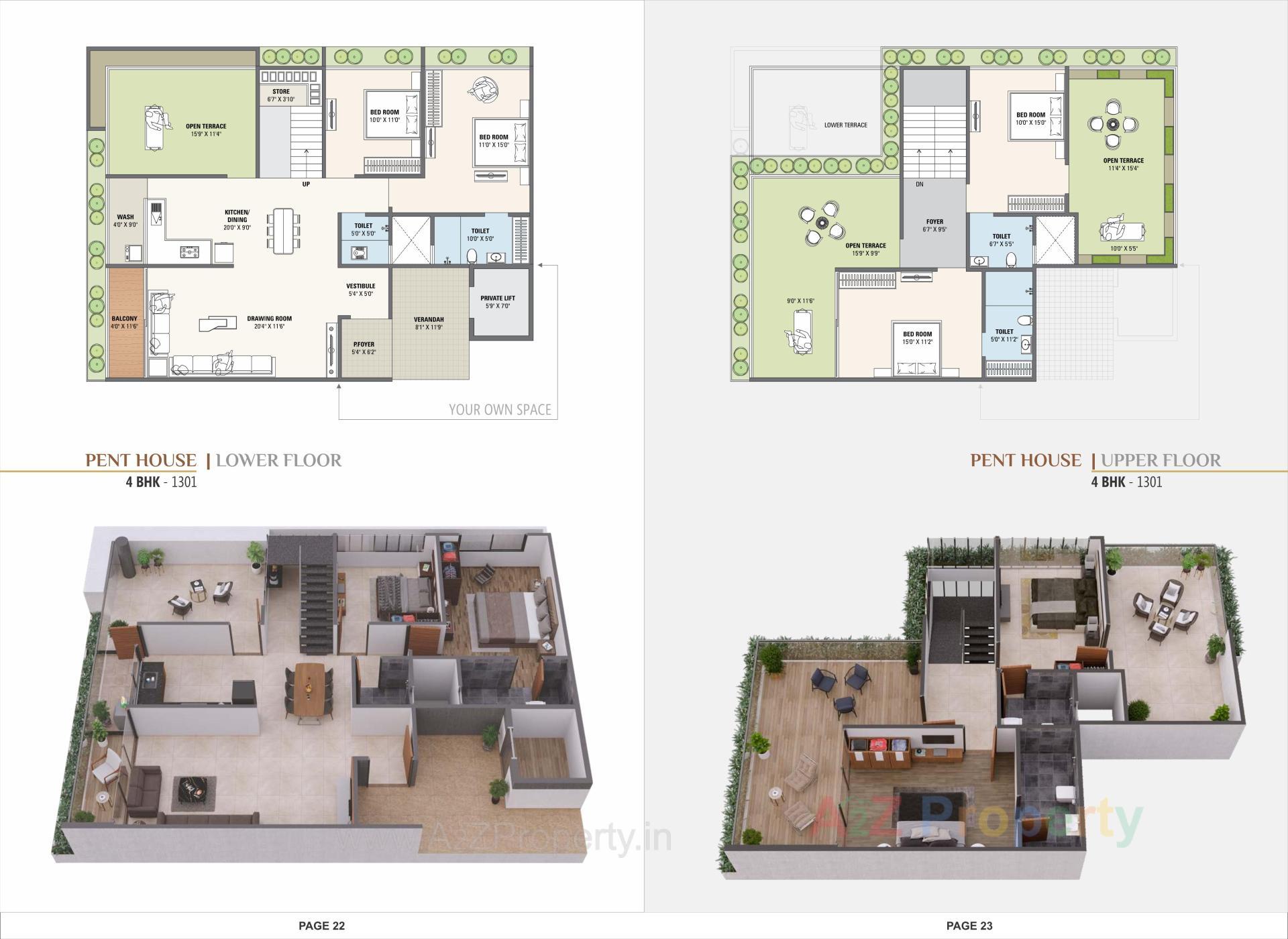 Layout of real estate project Royal Revanta located at Kudasan, Gandhinagar, Gujarat