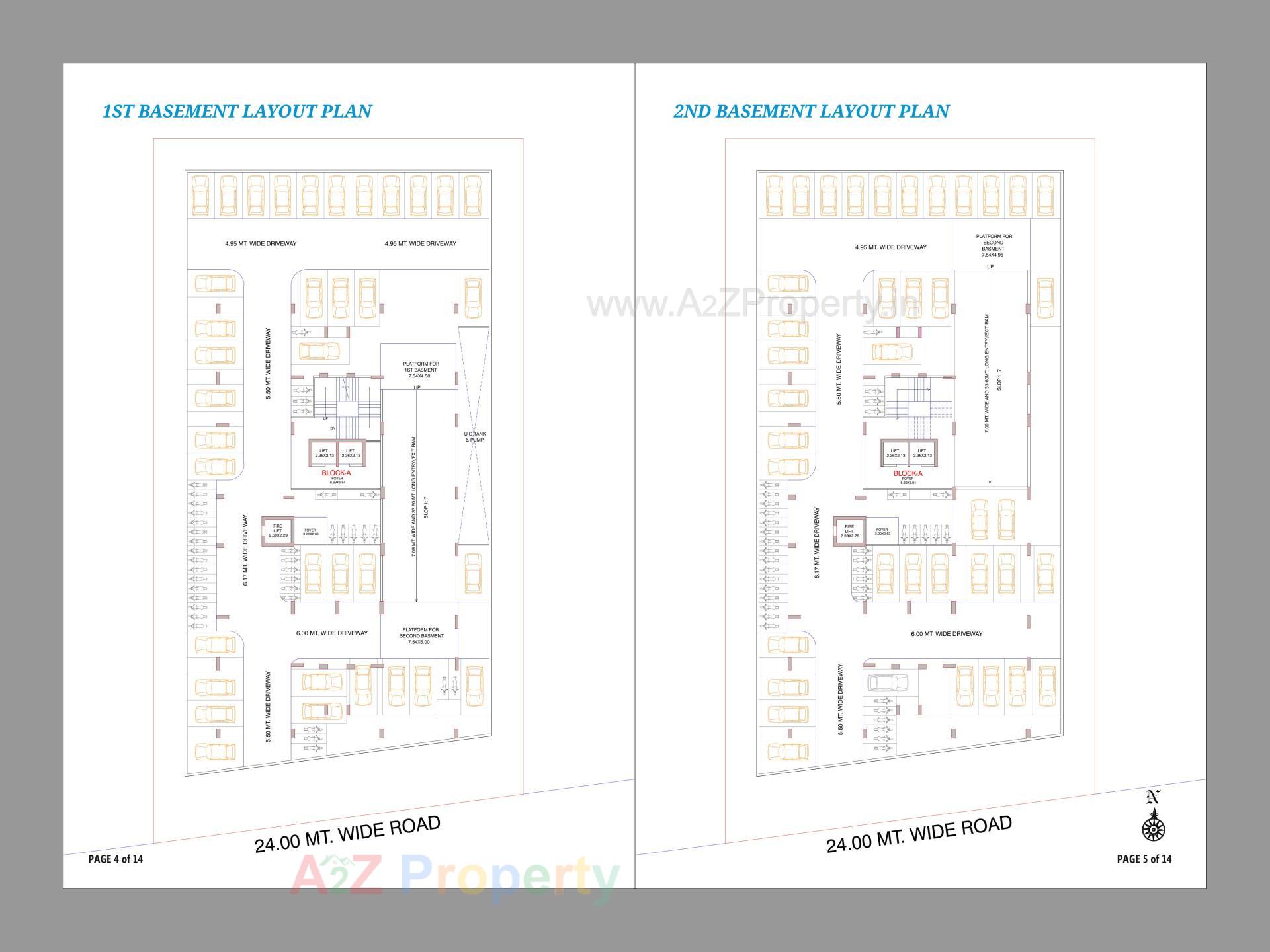 Layout of real estate project Royal Riviera located at Randesan, Gandhinagar, Gujarat