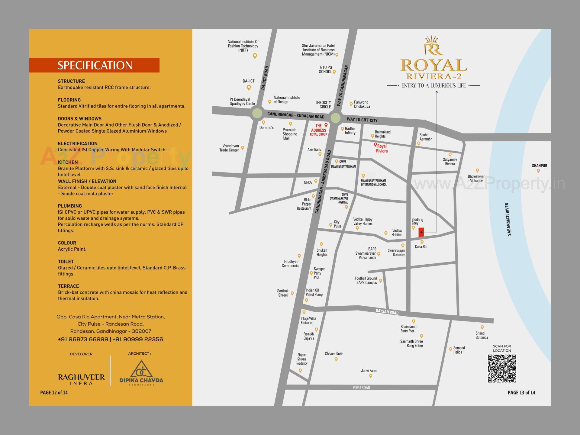  of real estate project Royal Riviera located at Randesan, Gandhinagar, Gujarat