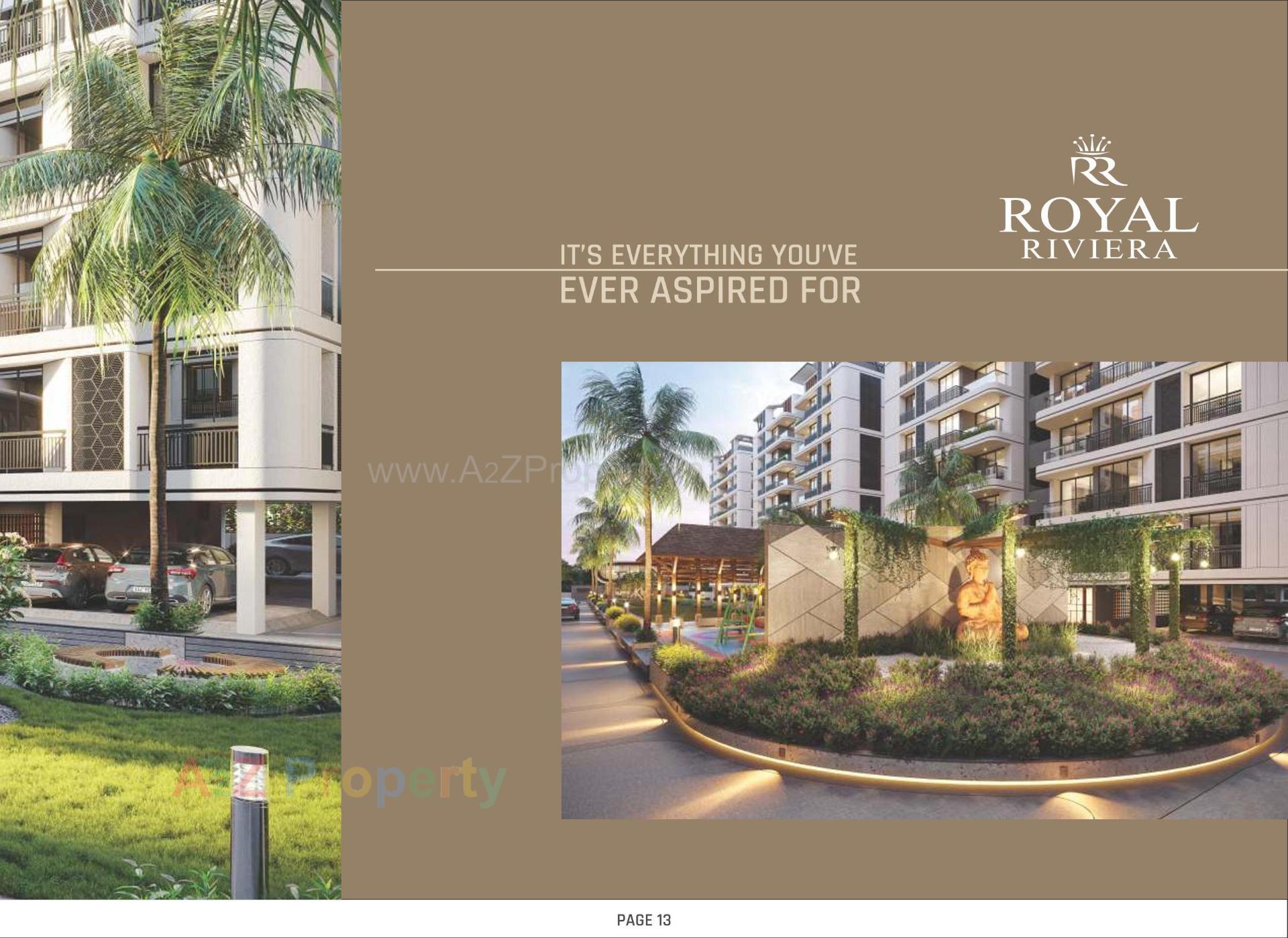 3D Elevation of real estate project Royal Riviera located at Randesan, Gandhinagar, Gujarat