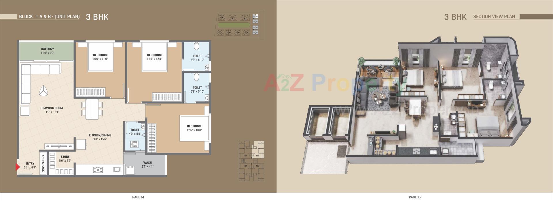 Layout of real estate project Royal Riviera located at Randesan, Gandhinagar, Gujarat