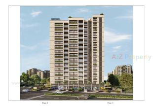 Elevation of real estate project Rudra Heights located at Zundal, Gandhinagar, Gujarat