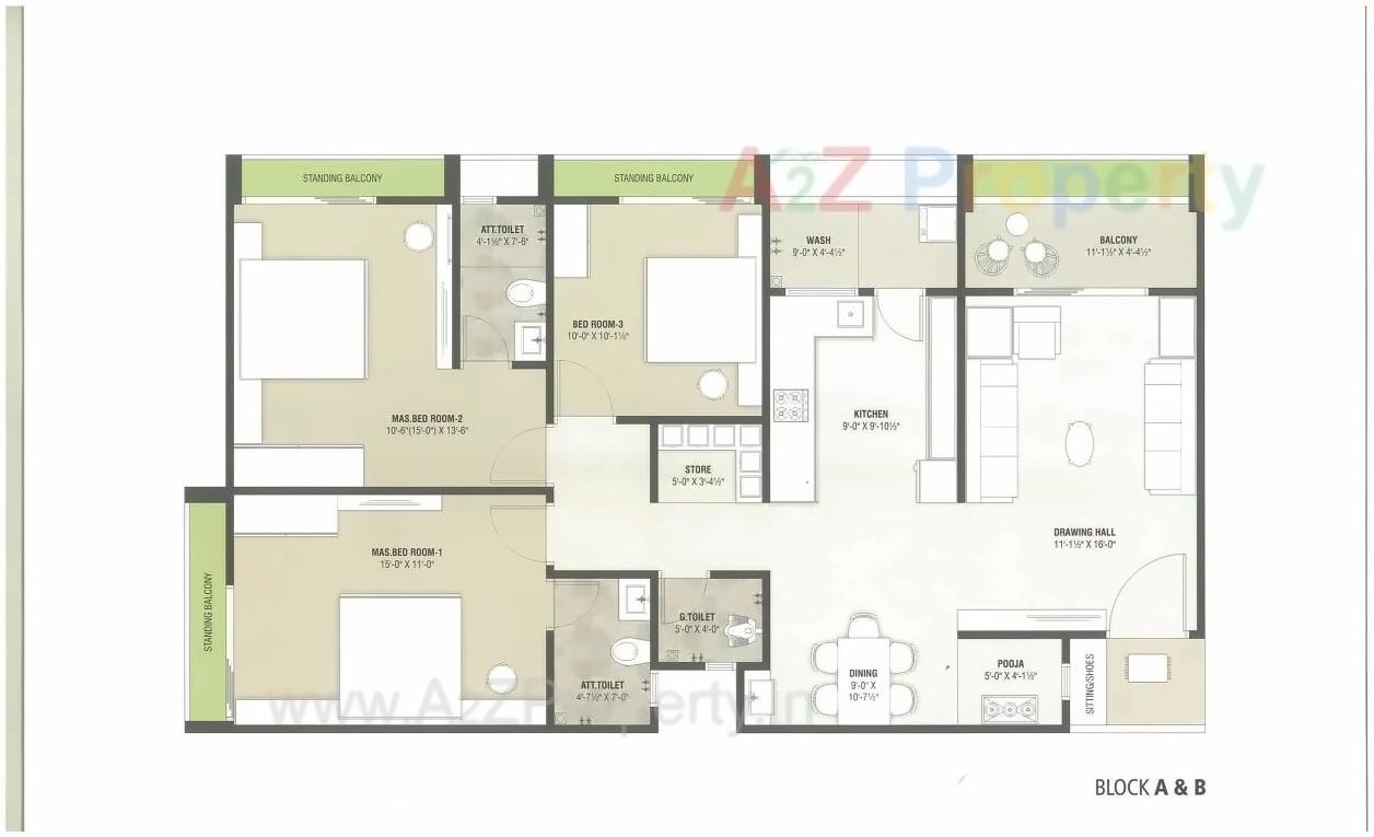 Layout of real estate project Rudra Infinity located at Sargasan, Gandhinagar, Gujarat