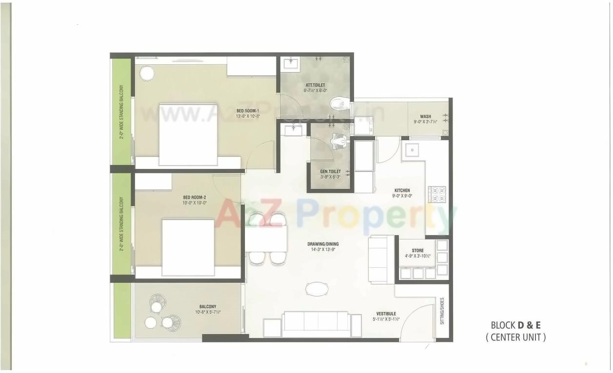 Layout of real estate project Rudra Infinity located at Sargasan, Gandhinagar, Gujarat