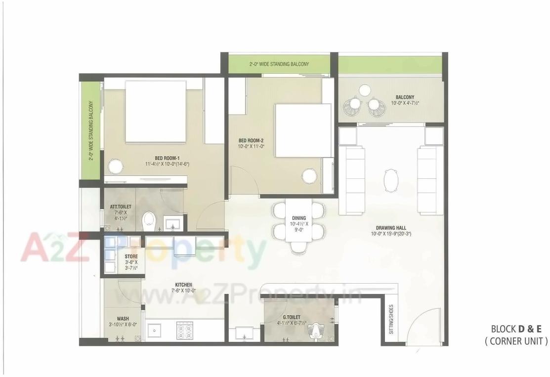 Layout of real estate project Rudra Infinity located at Sargasan, Gandhinagar, Gujarat