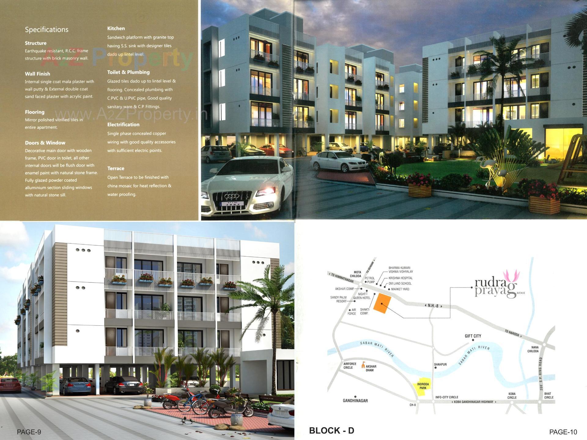  of real estate project Rudra Prayag Avenue Block located at Chiloda, Gandhinagar, Gujarat
