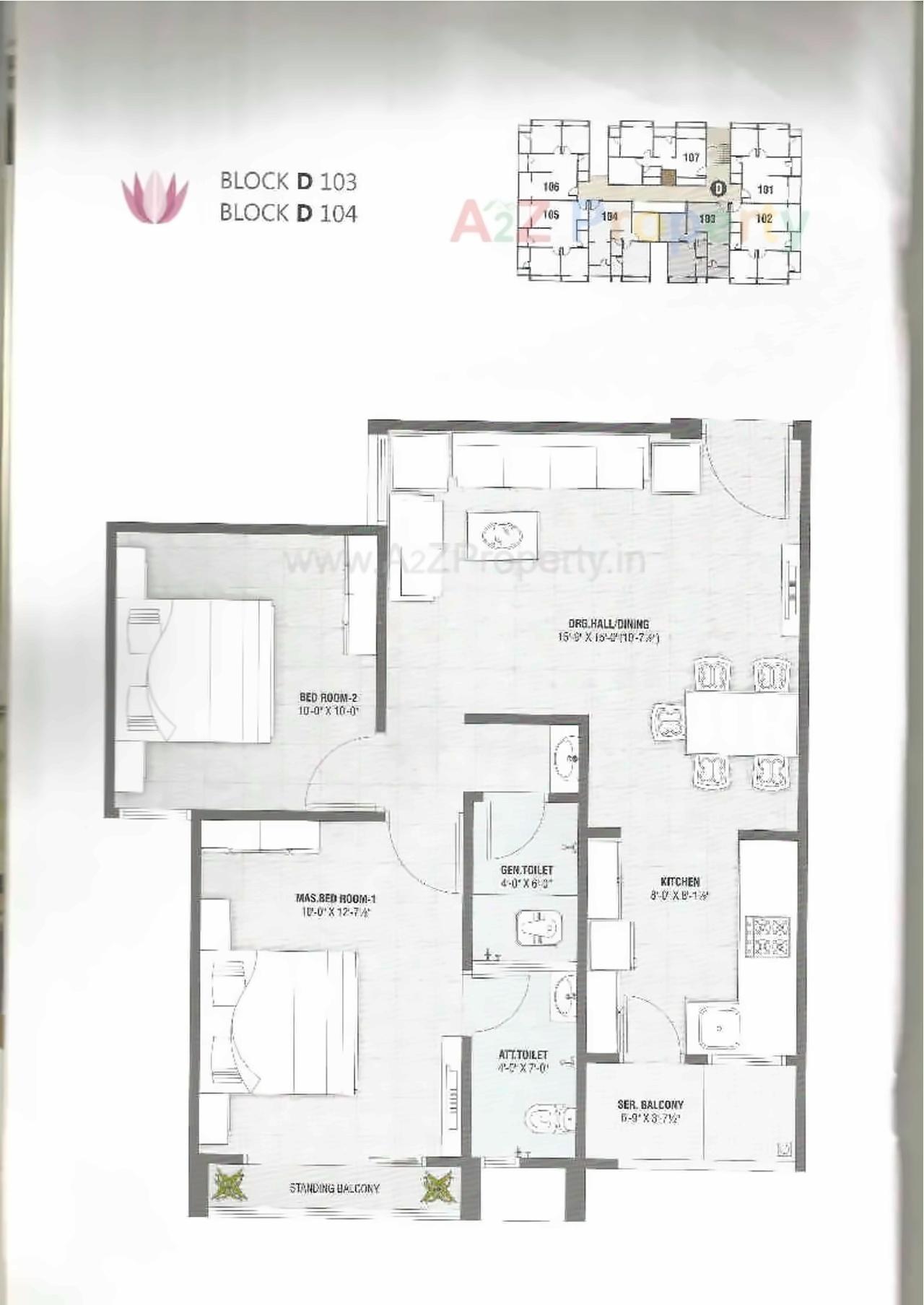 Layout of real estate project Rudra Prayag Avenue located at Chiloda, Gandhinagar, Gujarat
