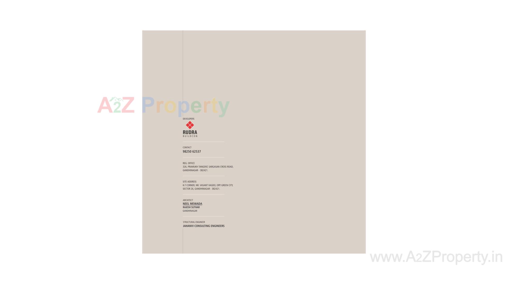  of real estate project Rudra Trinity located at Pethapur, Gandhinagar, Gujarat