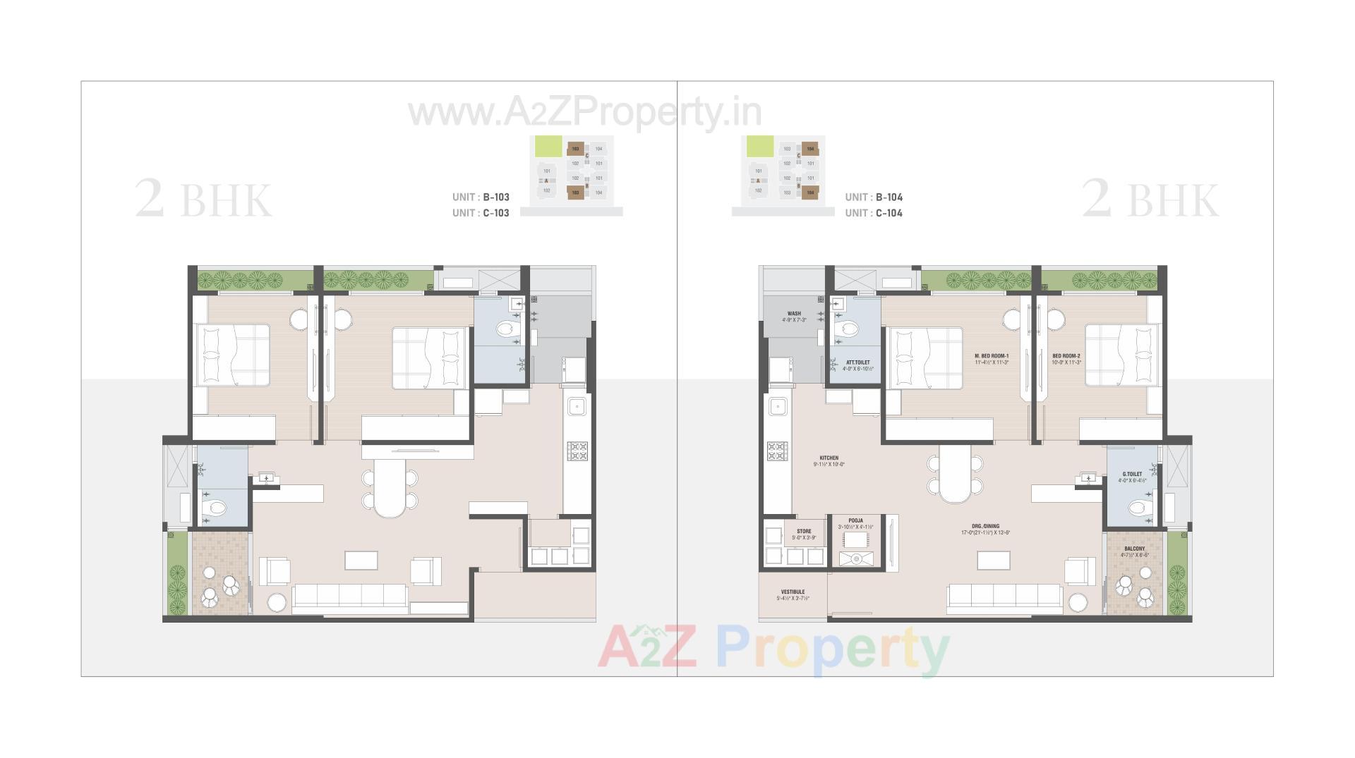 Layout of real estate project Rudra Trinity located at Pethapur, Gandhinagar, Gujarat