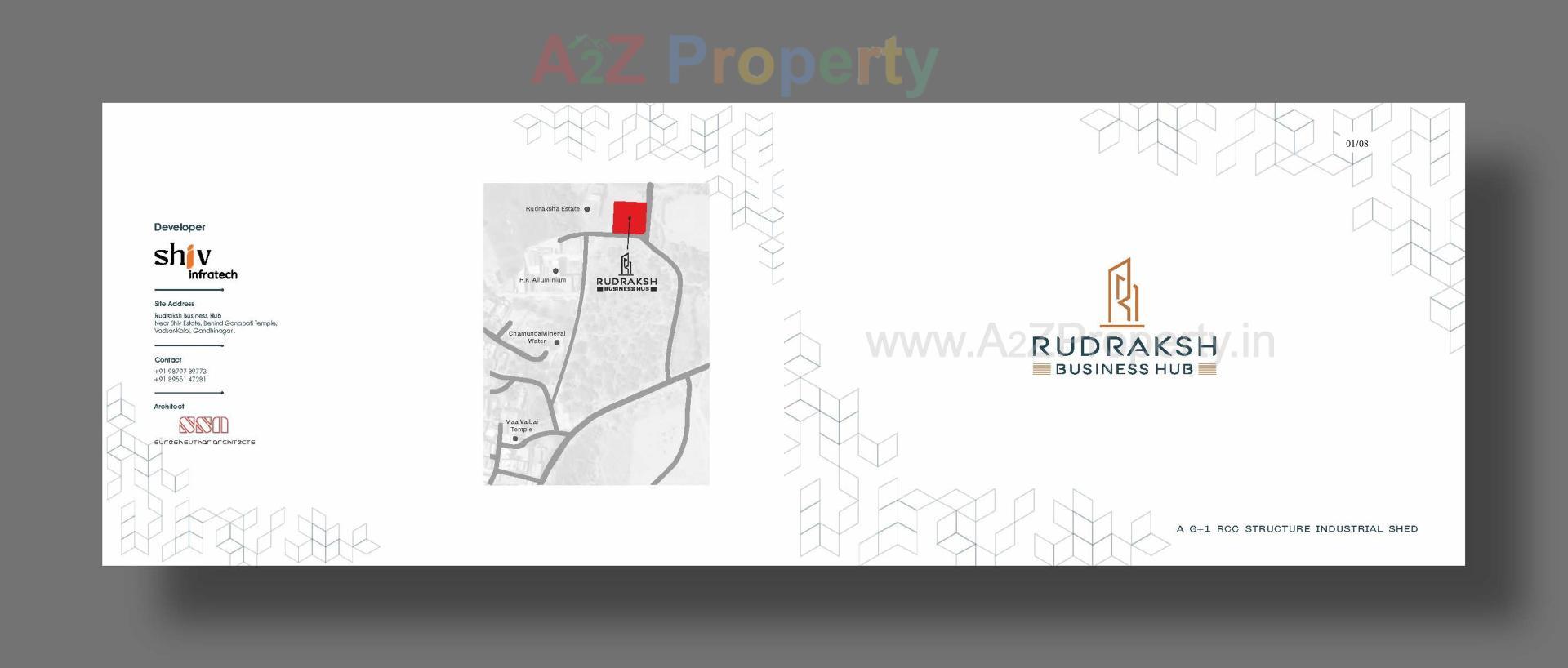  of real estate project Rudraksh Business Hub located at Vadsar, Gandhinagar, Gujarat