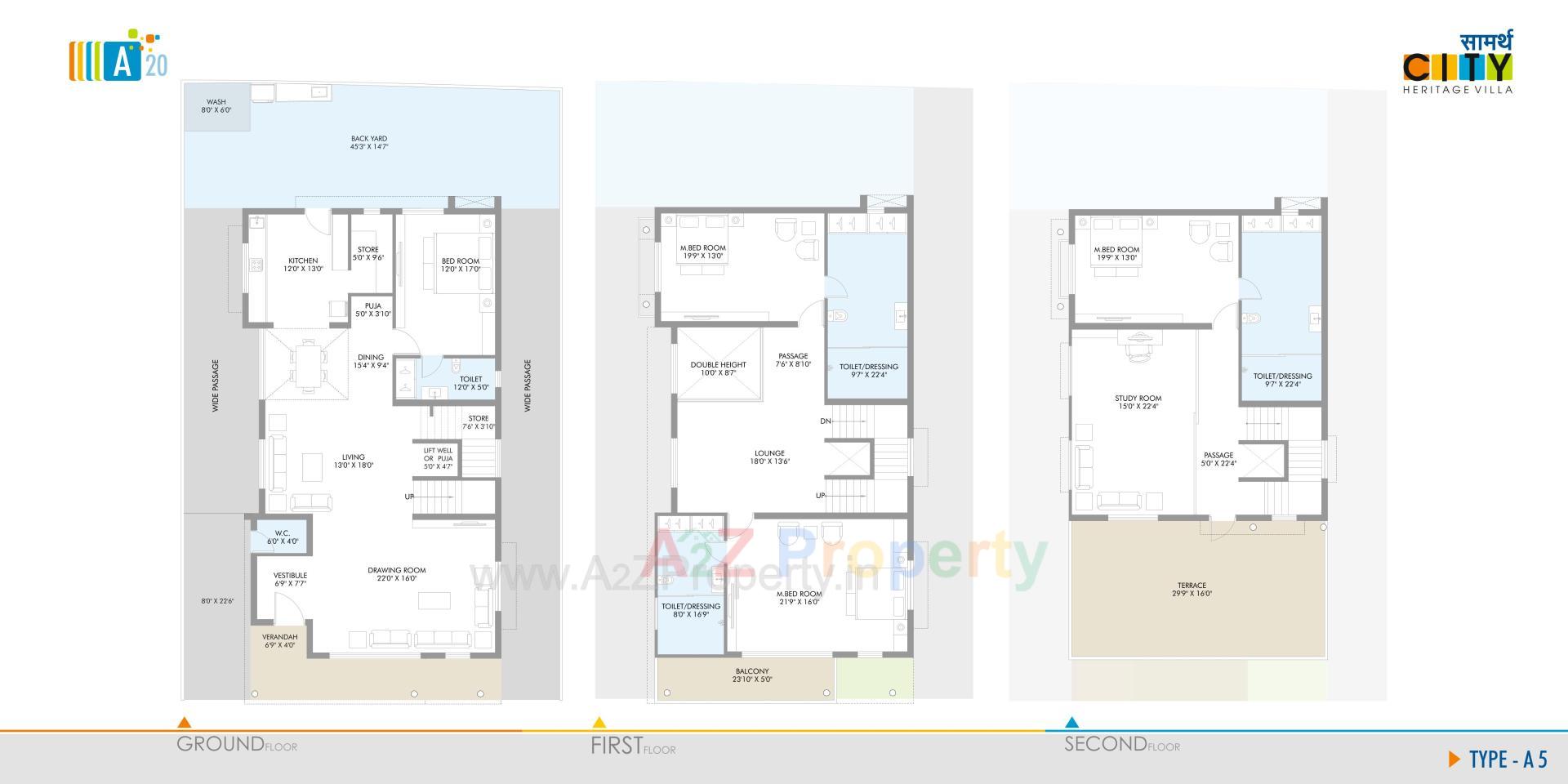 Layout of real estate project Saamarth City located at Gandhinagar, Gandhinagar, Gujarat