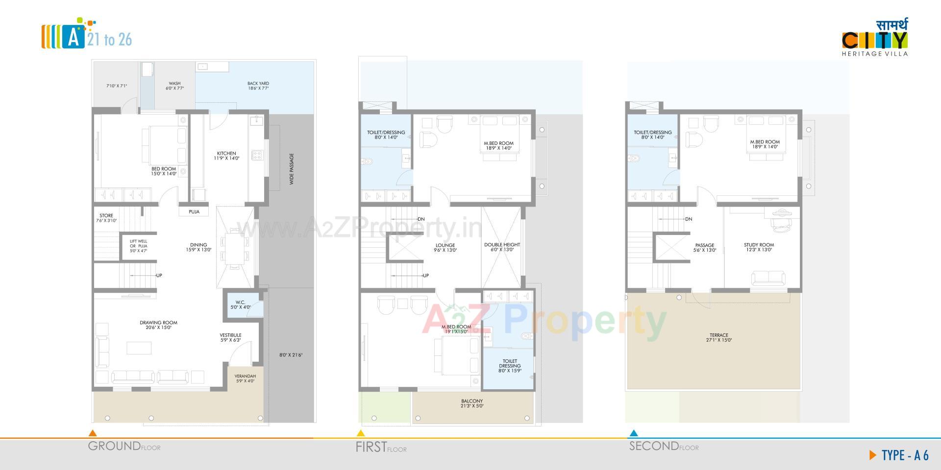 Layout of real estate project Saamarth City located at Gandhinagar, Gandhinagar, Gujarat