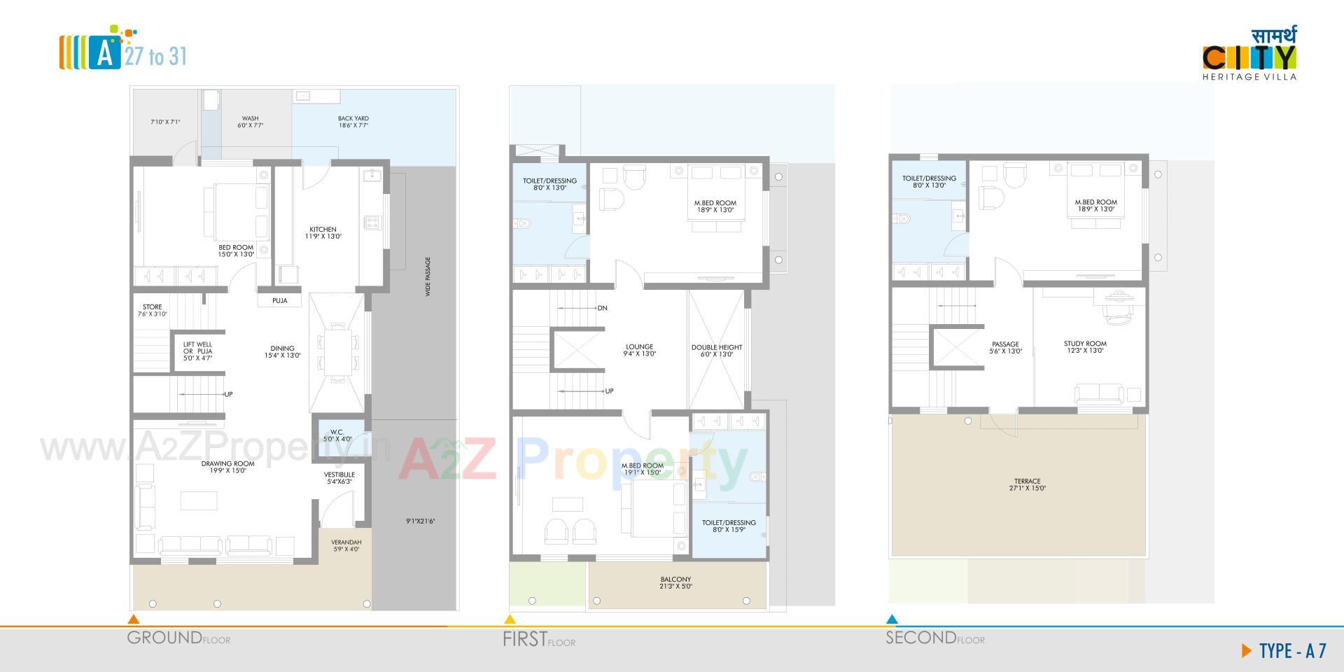 Layout of real estate project Saamarth City located at Gandhinagar, Gandhinagar, Gujarat