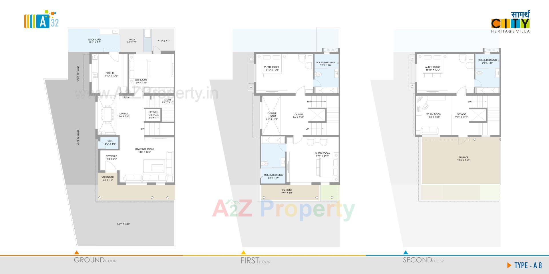 Layout of real estate project Saamarth City located at Gandhinagar, Gandhinagar, Gujarat