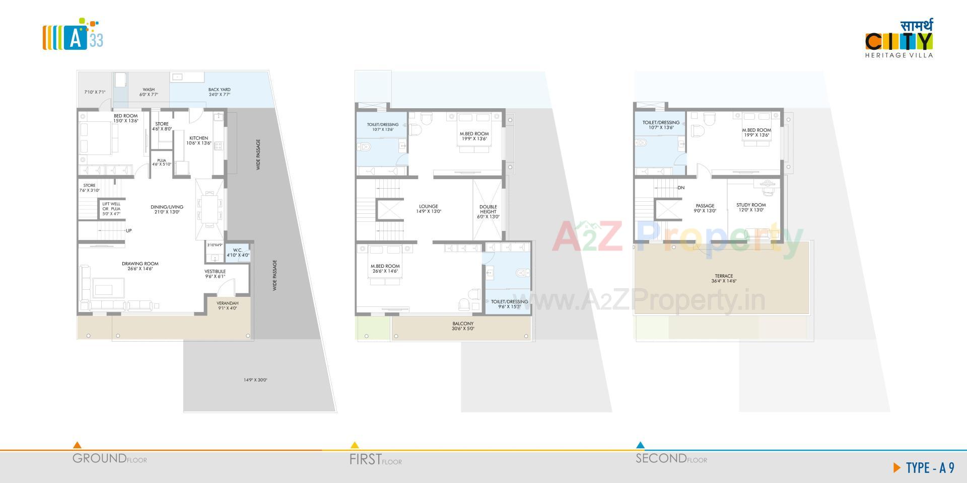 Layout of real estate project Saamarth City located at Gandhinagar, Gandhinagar, Gujarat