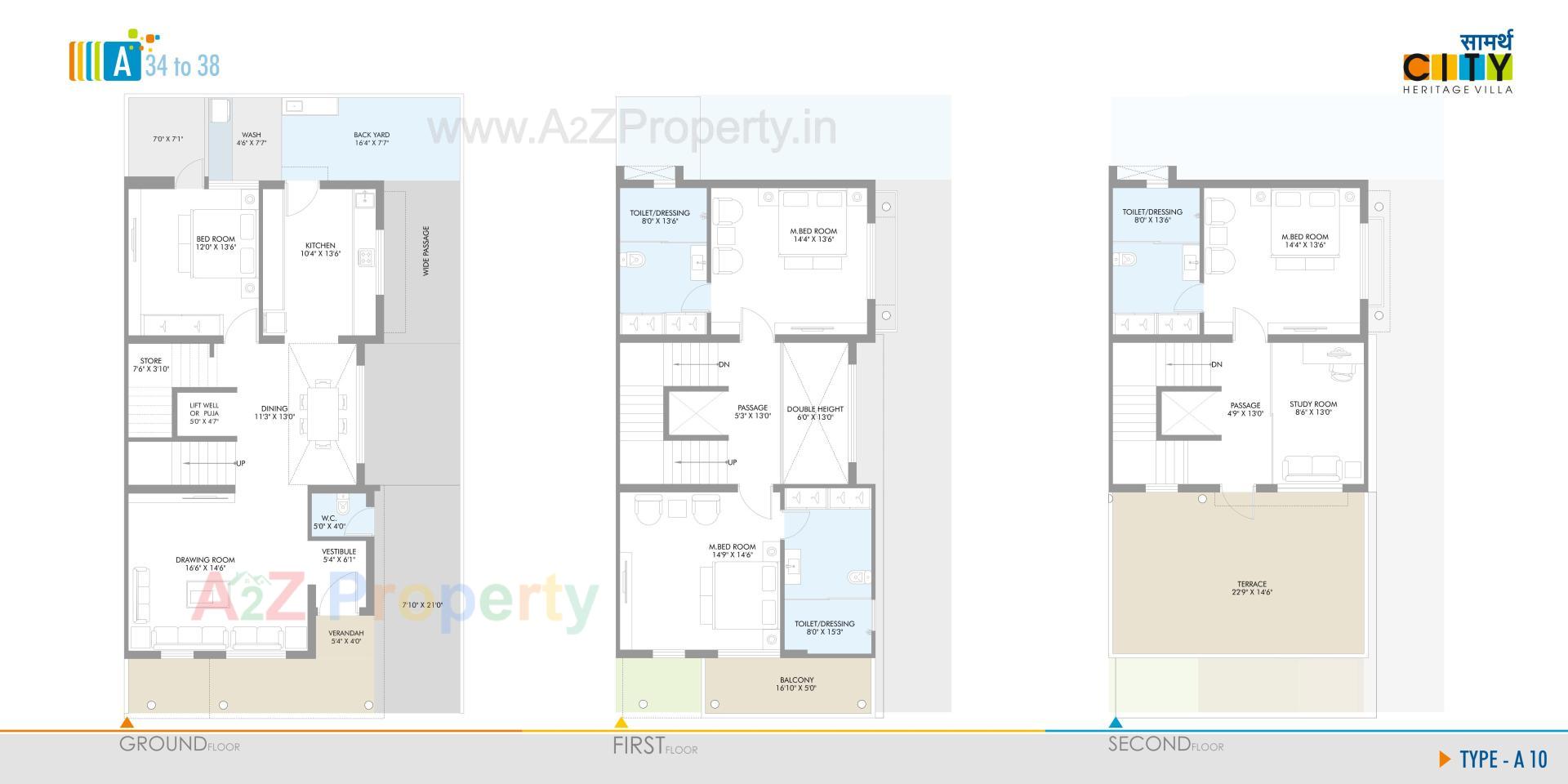Layout of real estate project Saamarth City located at Gandhinagar, Gandhinagar, Gujarat