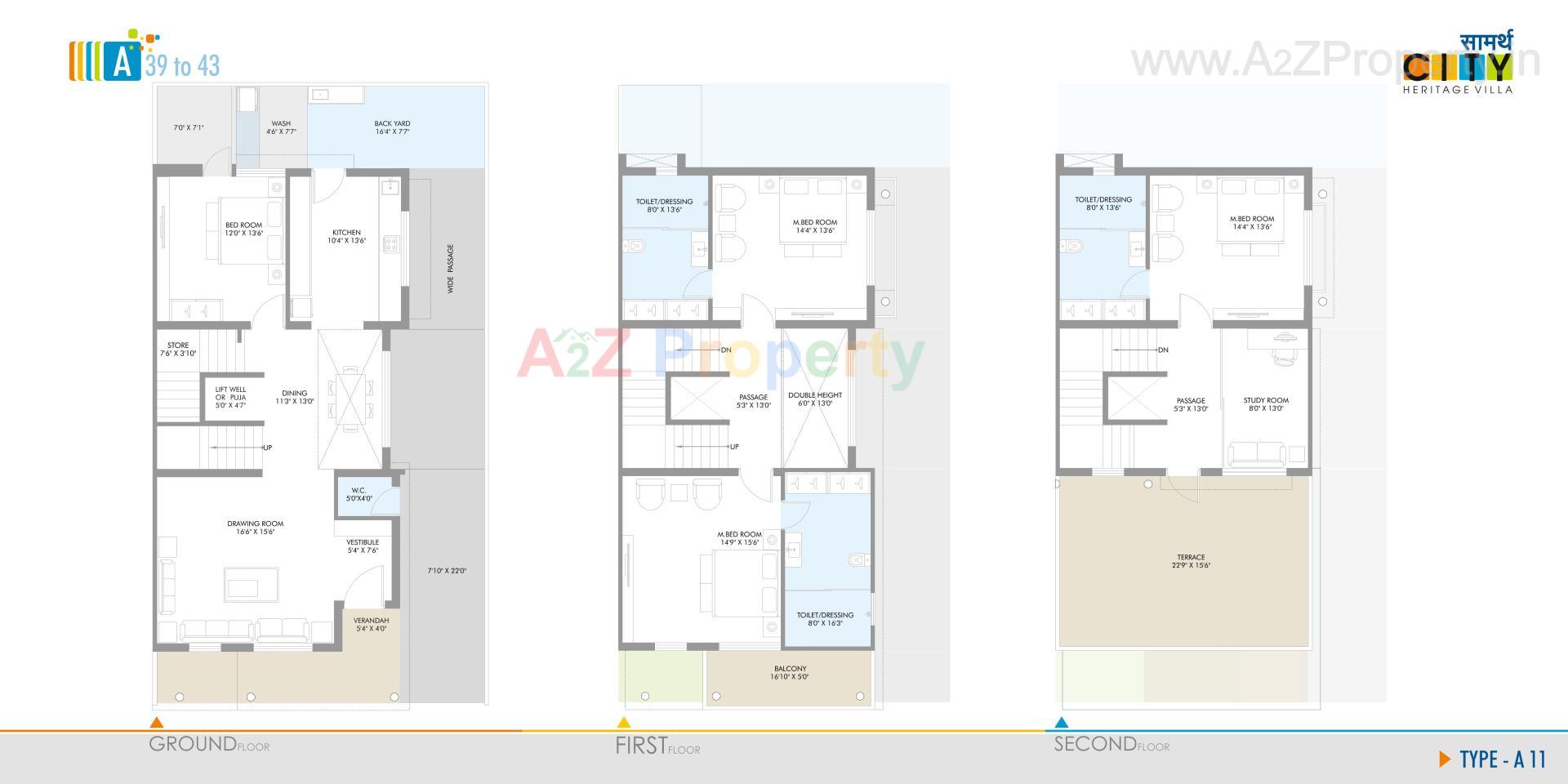 Layout of real estate project Saamarth City located at Gandhinagar, Gandhinagar, Gujarat