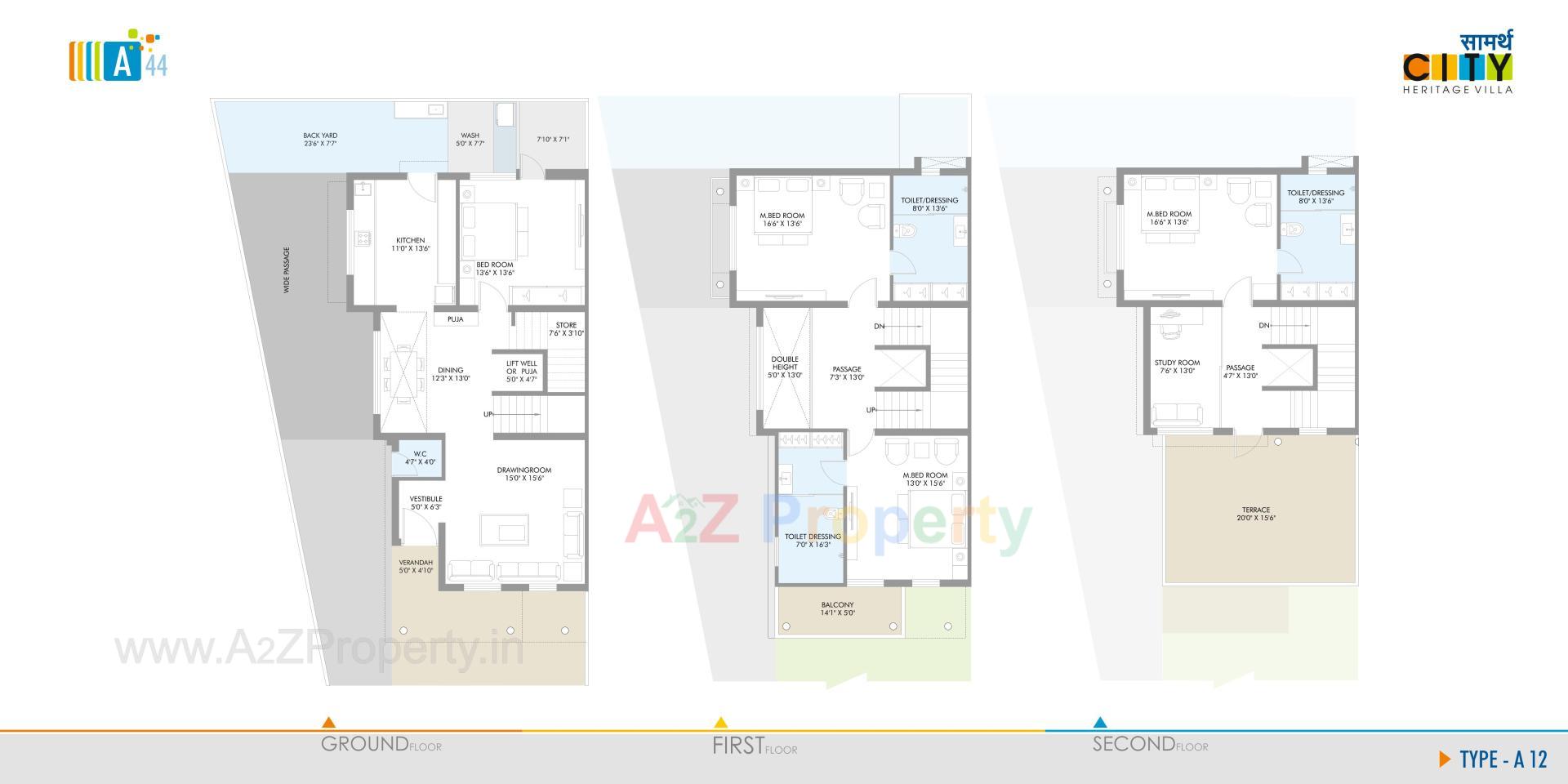 Layout of real estate project Saamarth City located at Gandhinagar, Gandhinagar, Gujarat