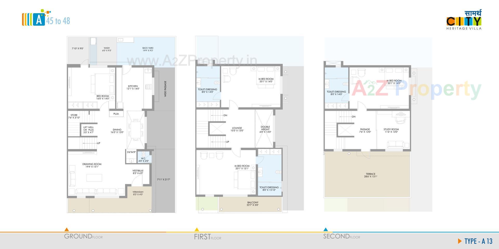 Layout of real estate project Saamarth City located at Gandhinagar, Gandhinagar, Gujarat