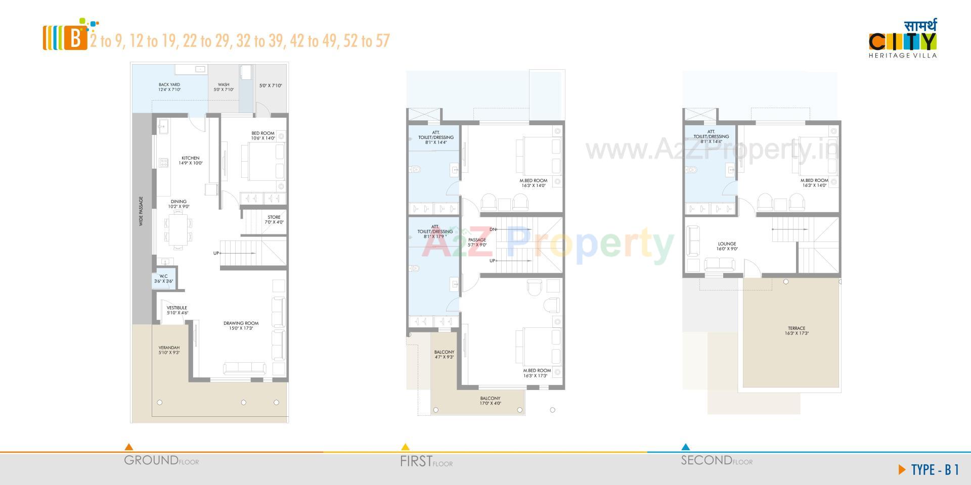 Layout of real estate project Saamarth City located at Gandhinagar, Gandhinagar, Gujarat