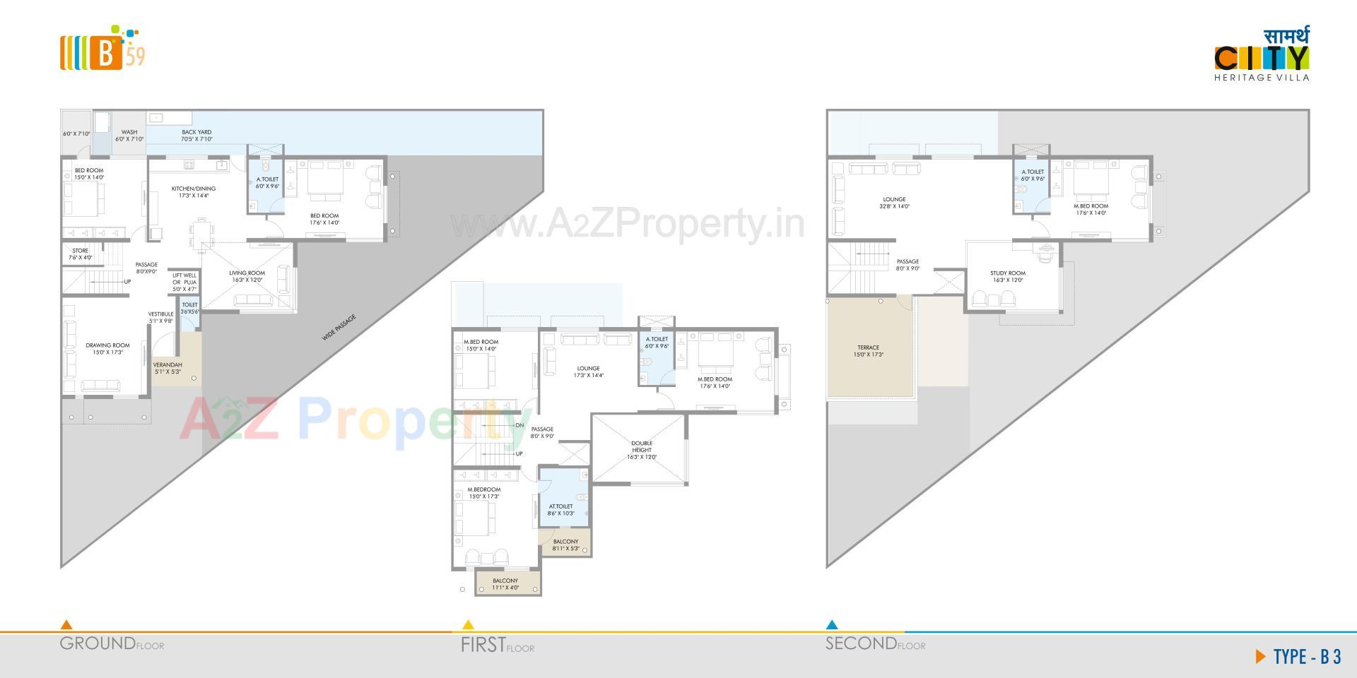 Layout of real estate project Saamarth City located at Gandhinagar, Gandhinagar, Gujarat