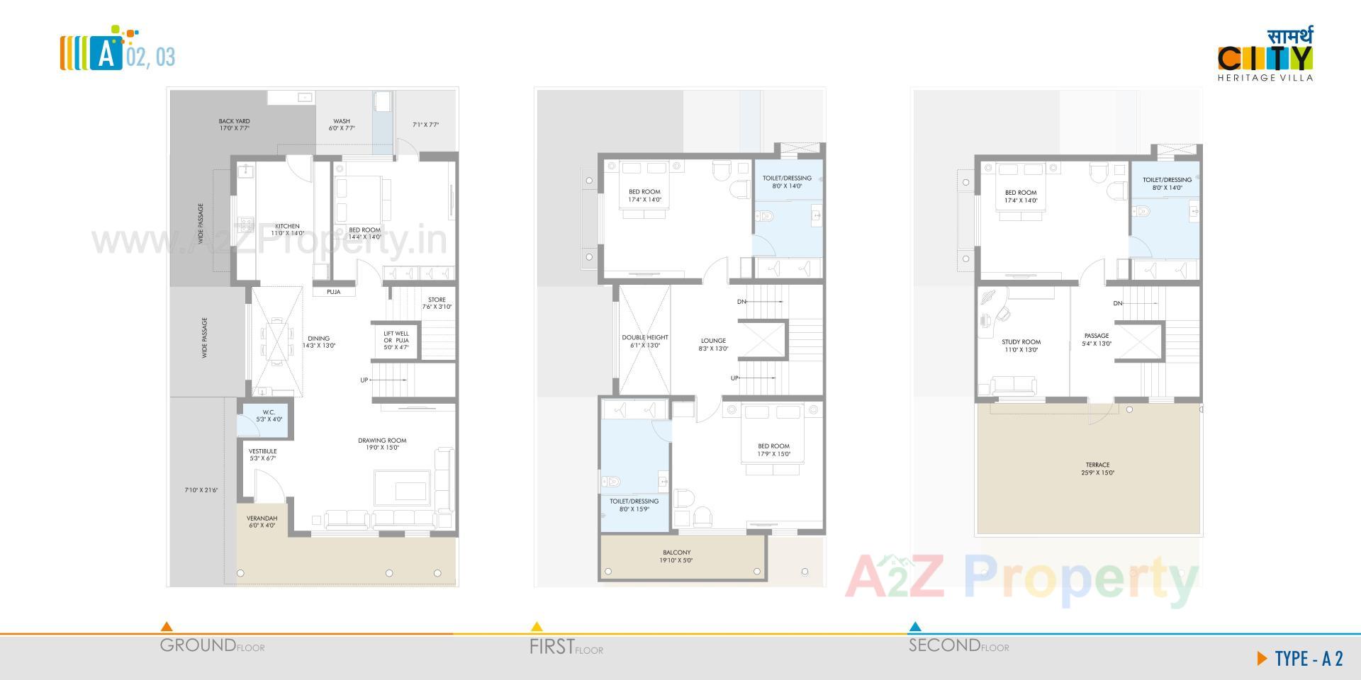 Layout of real estate project Saamarth City located at Gandhinagar, Gandhinagar, Gujarat
