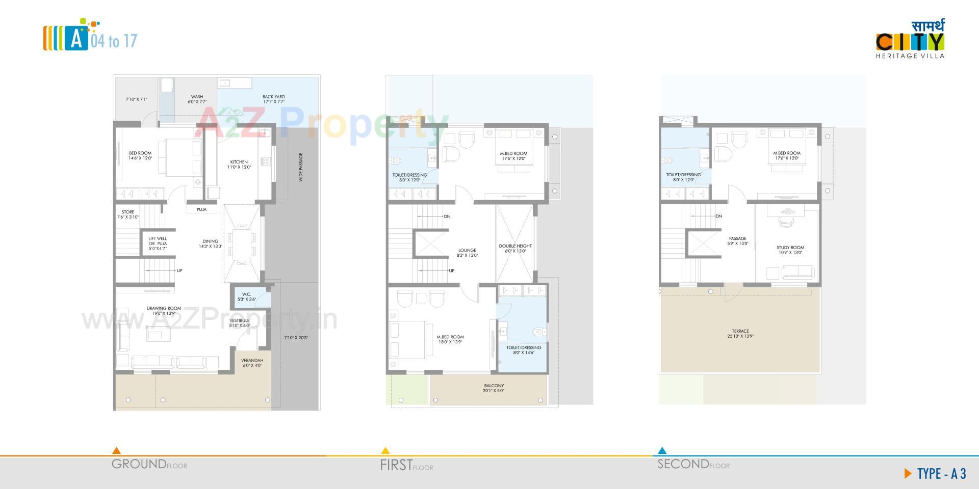 Layout of real estate project Saamarth City located at Gandhinagar, Gandhinagar, Gujarat