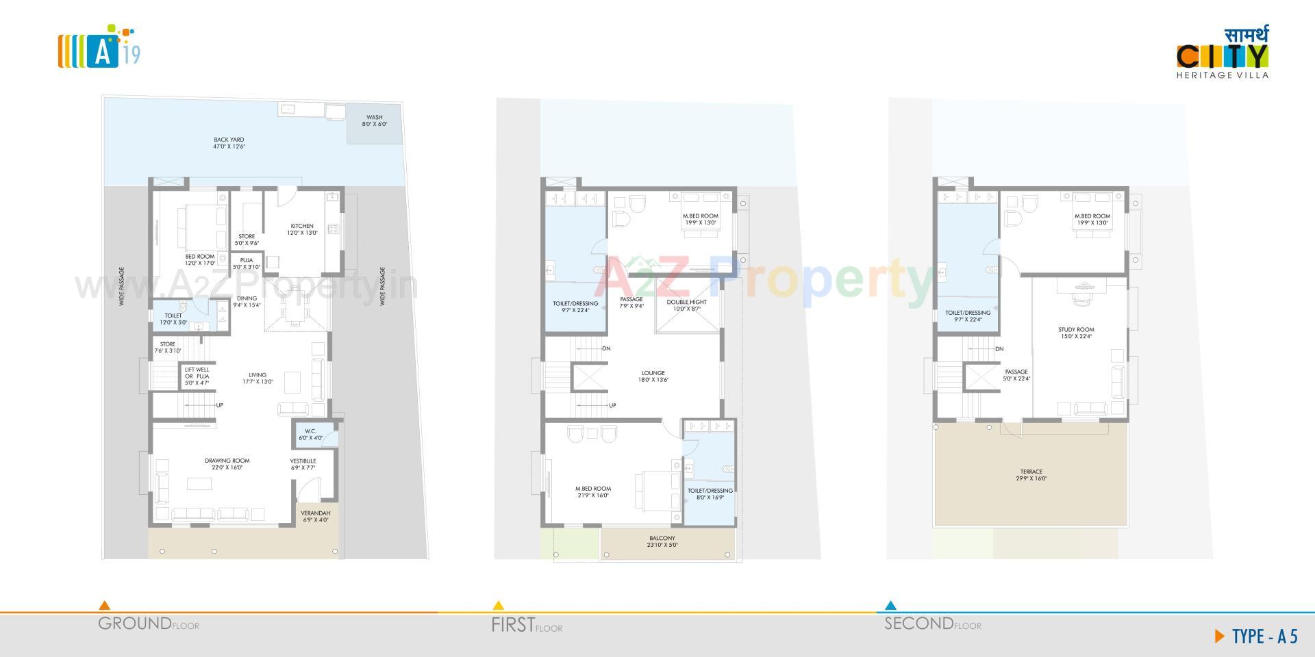Layout of real estate project Saamarth City located at Gandhinagar, Gandhinagar, Gujarat
