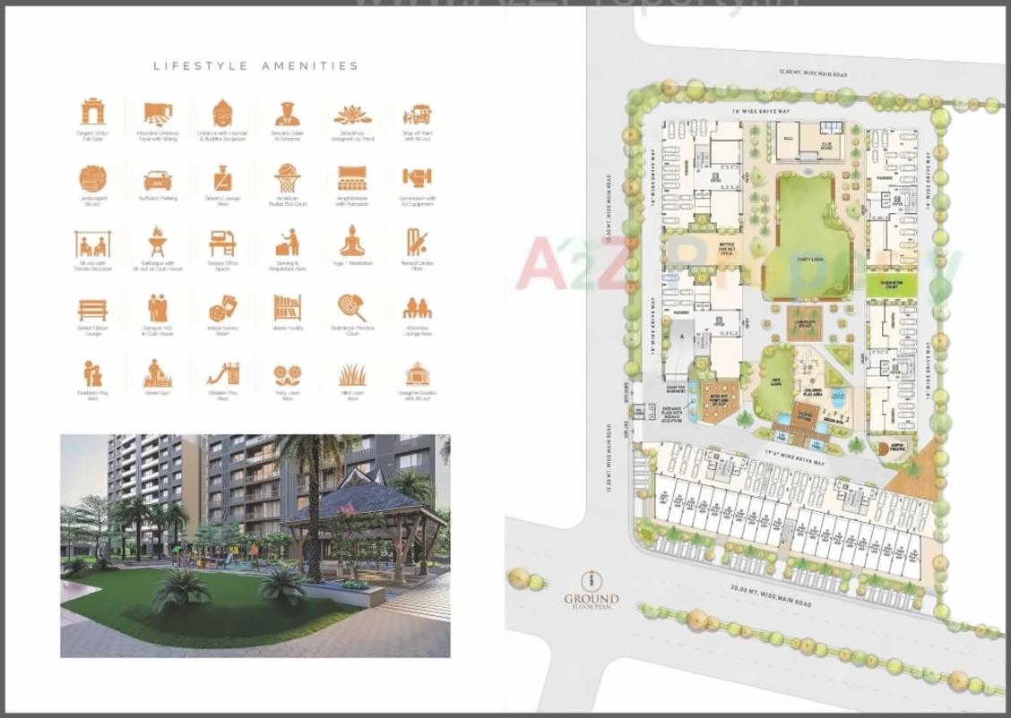 Layout of real estate project Saamarth Heaven located at Gandhinagar, Gandhinagar, Gujarat