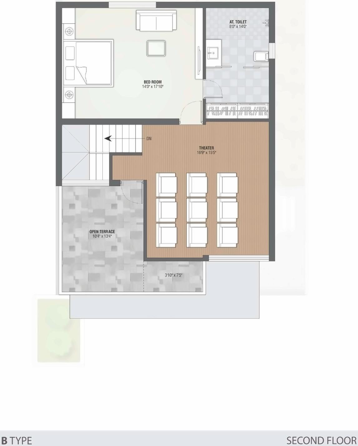Layout of real estate project Saamarth Villa located at Raisan, Gandhinagar, Gujarat