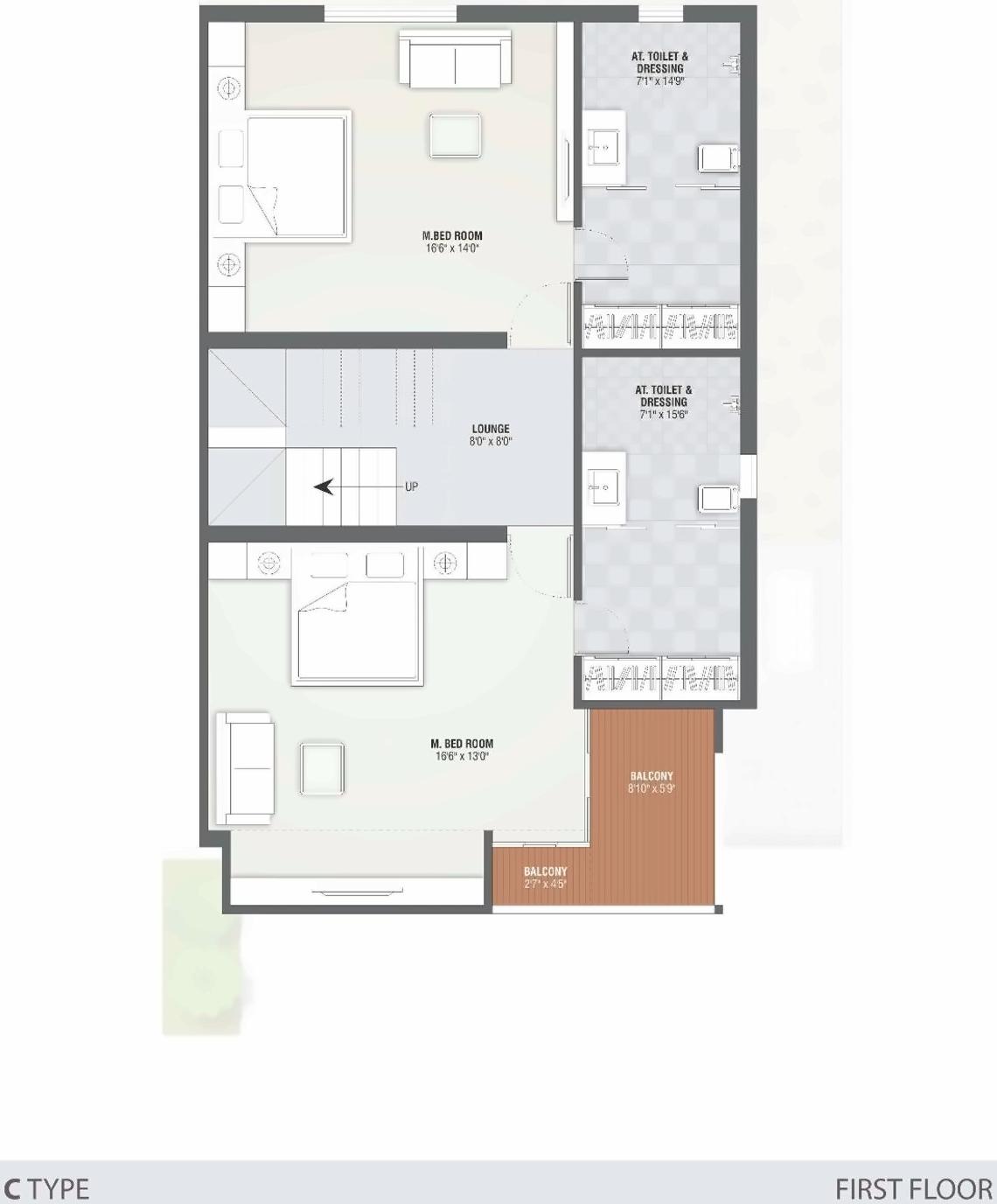 Layout of real estate project Saamarth Villa located at Raisan, Gandhinagar, Gujarat